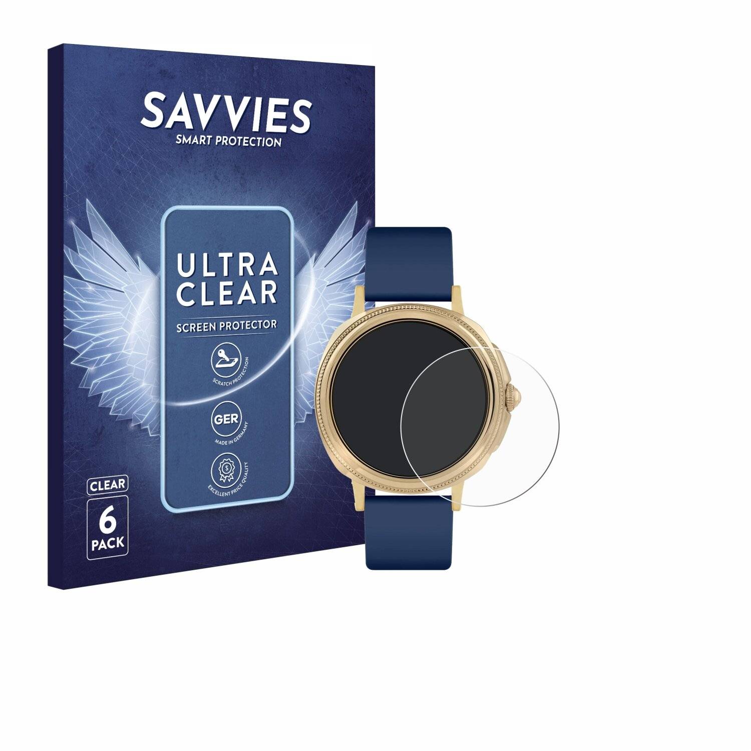 6x Savvies Displayschutz-Folie für Reflex Active Series