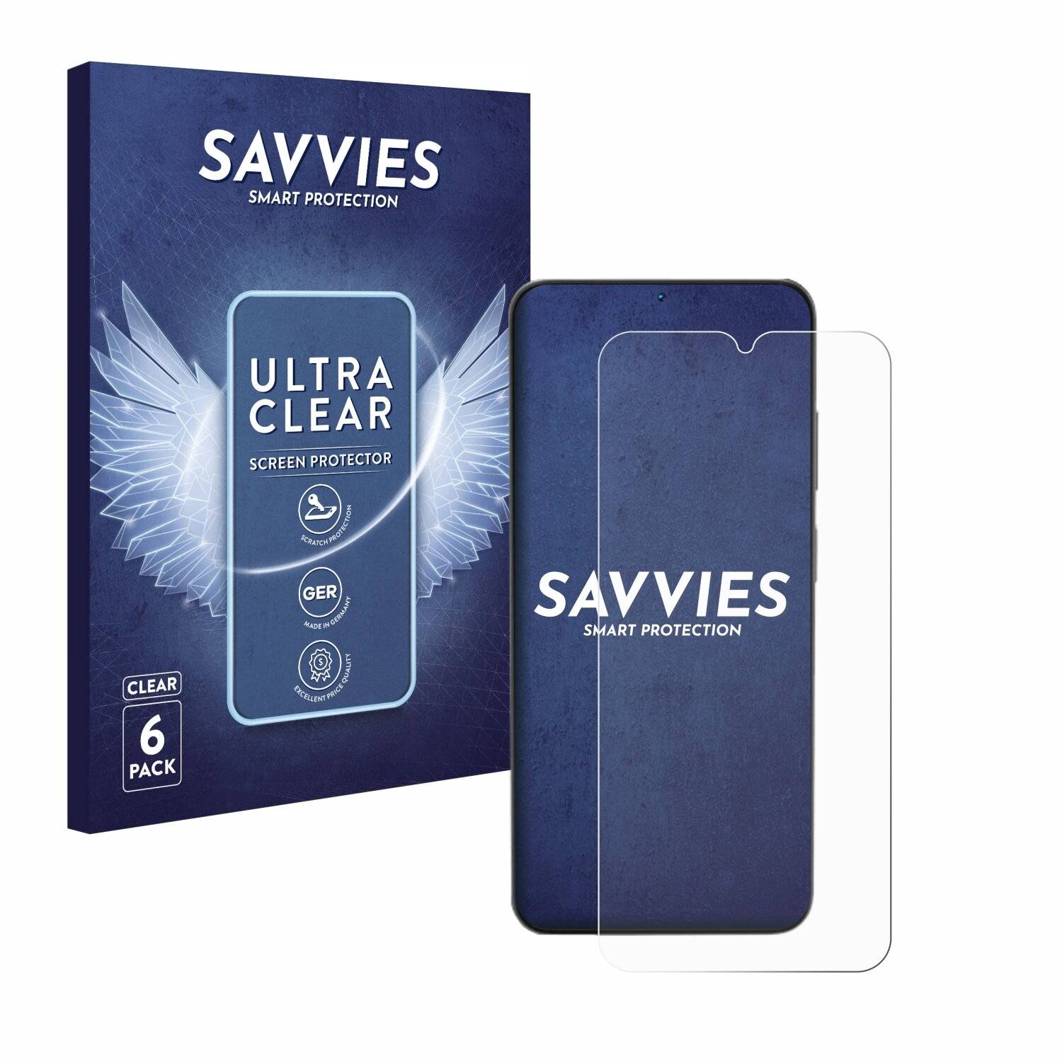6x Savvies Displayschutz-Folie für Doogee