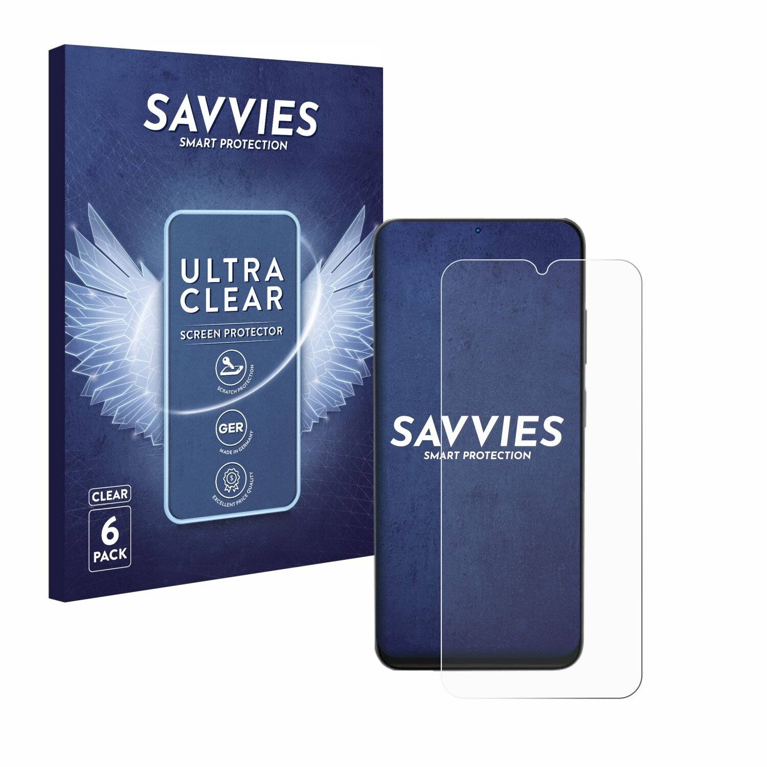 6x Savvies Displayschutz-Folie für Doogee N55