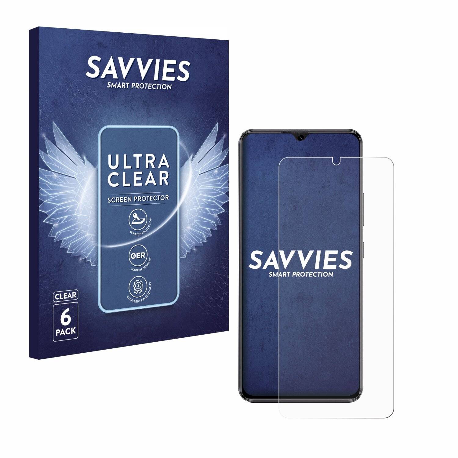 6x Savvies Displayschutz-Folie für Cubot