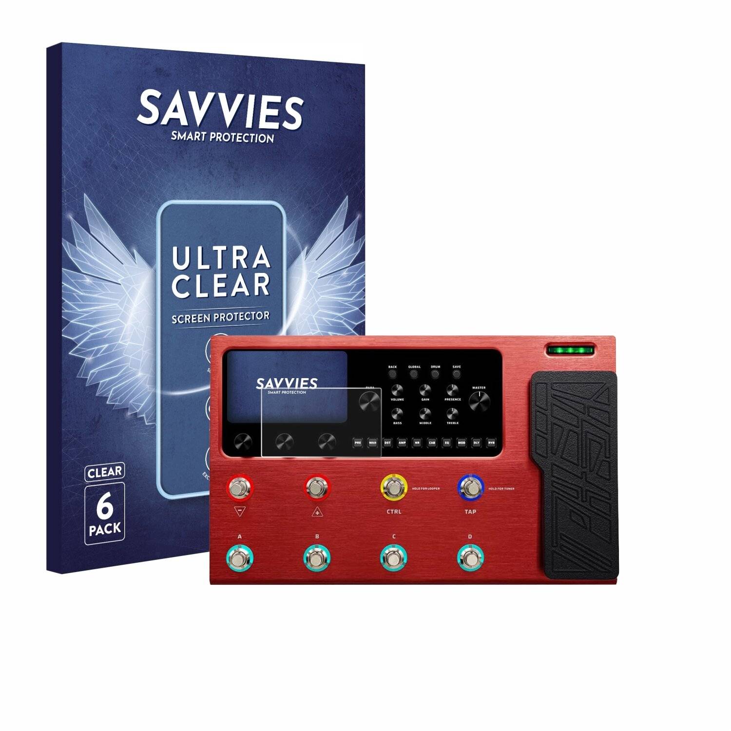 6x Savvies Displayschutz-Folie für Valeton