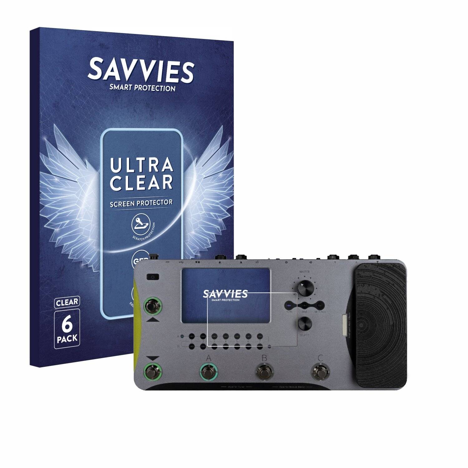 6x Savvies Displayschutz-Folie für Mooer