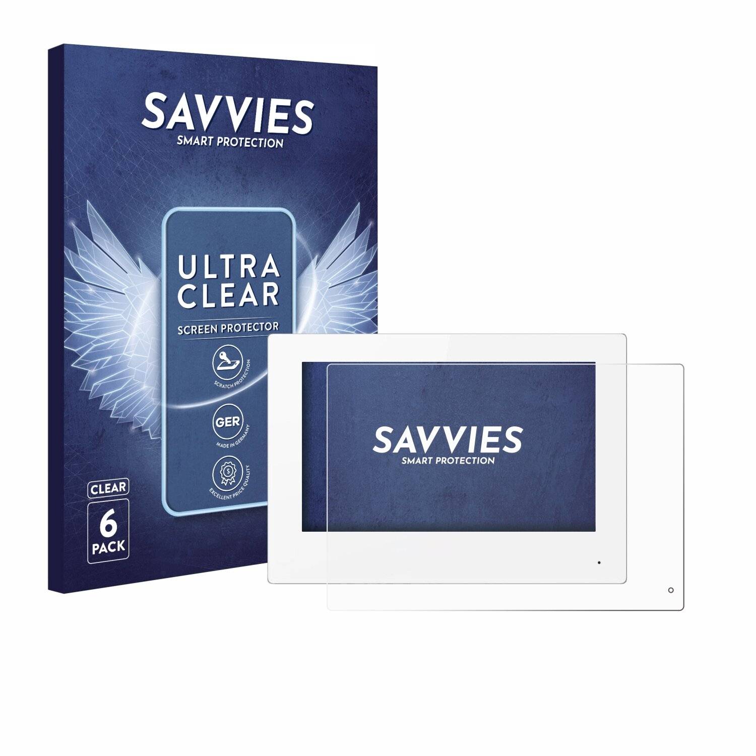 6x Savvies Displayschutz-Folie für MATHFEL 2