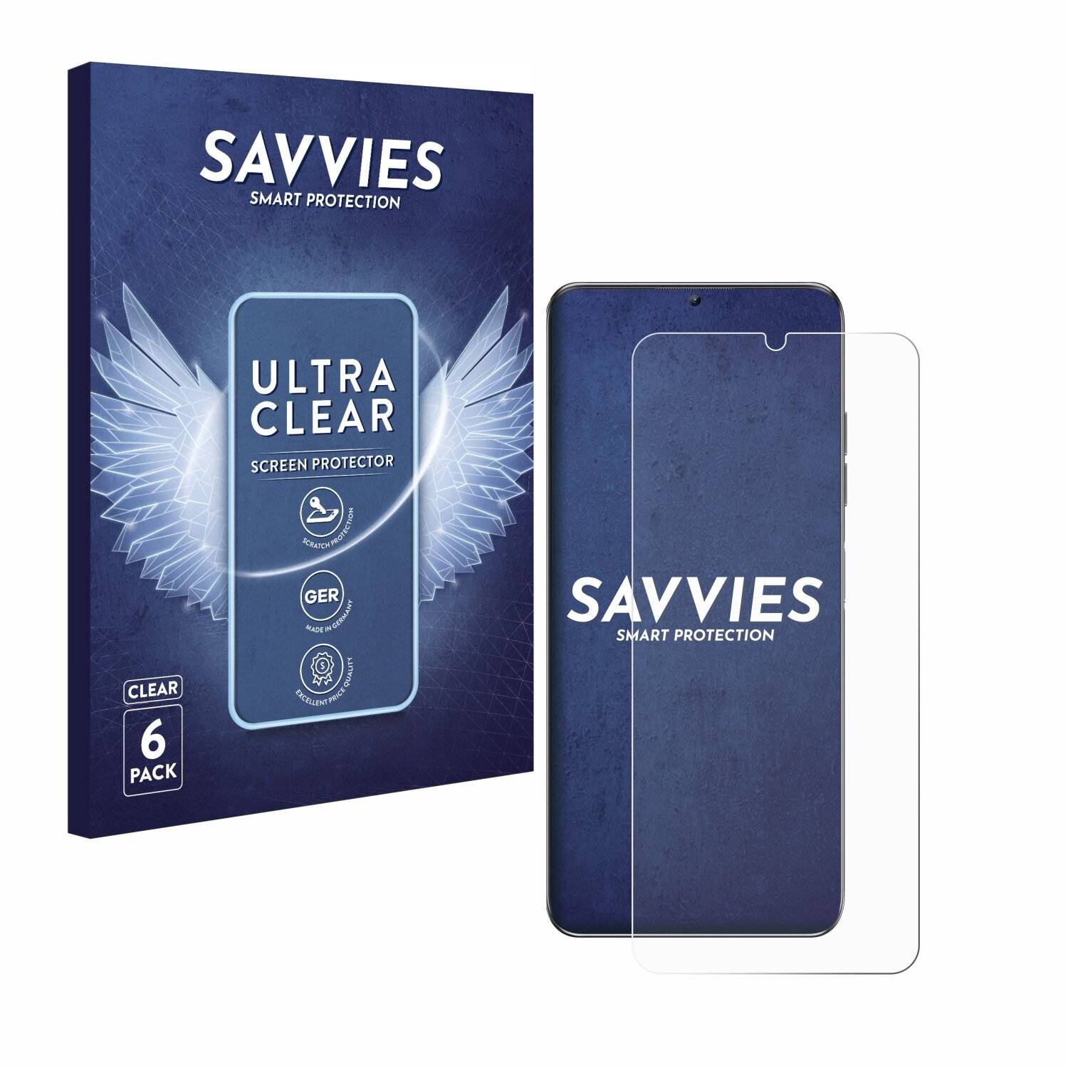6x Savvies Displayschutz-Folie für Oukitel