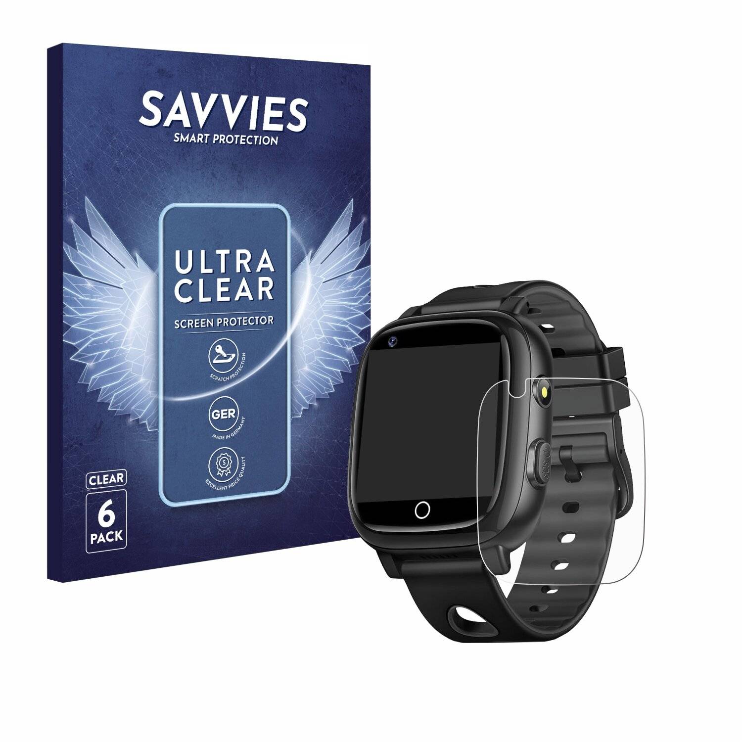 6x Savvies Displayschutz-Folie für Piulaxiu