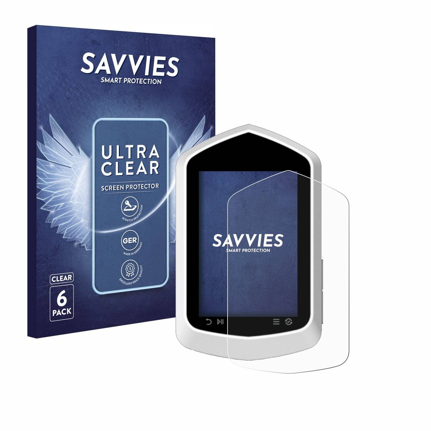 6x Savvies Displayschutz-Folie für Xoss