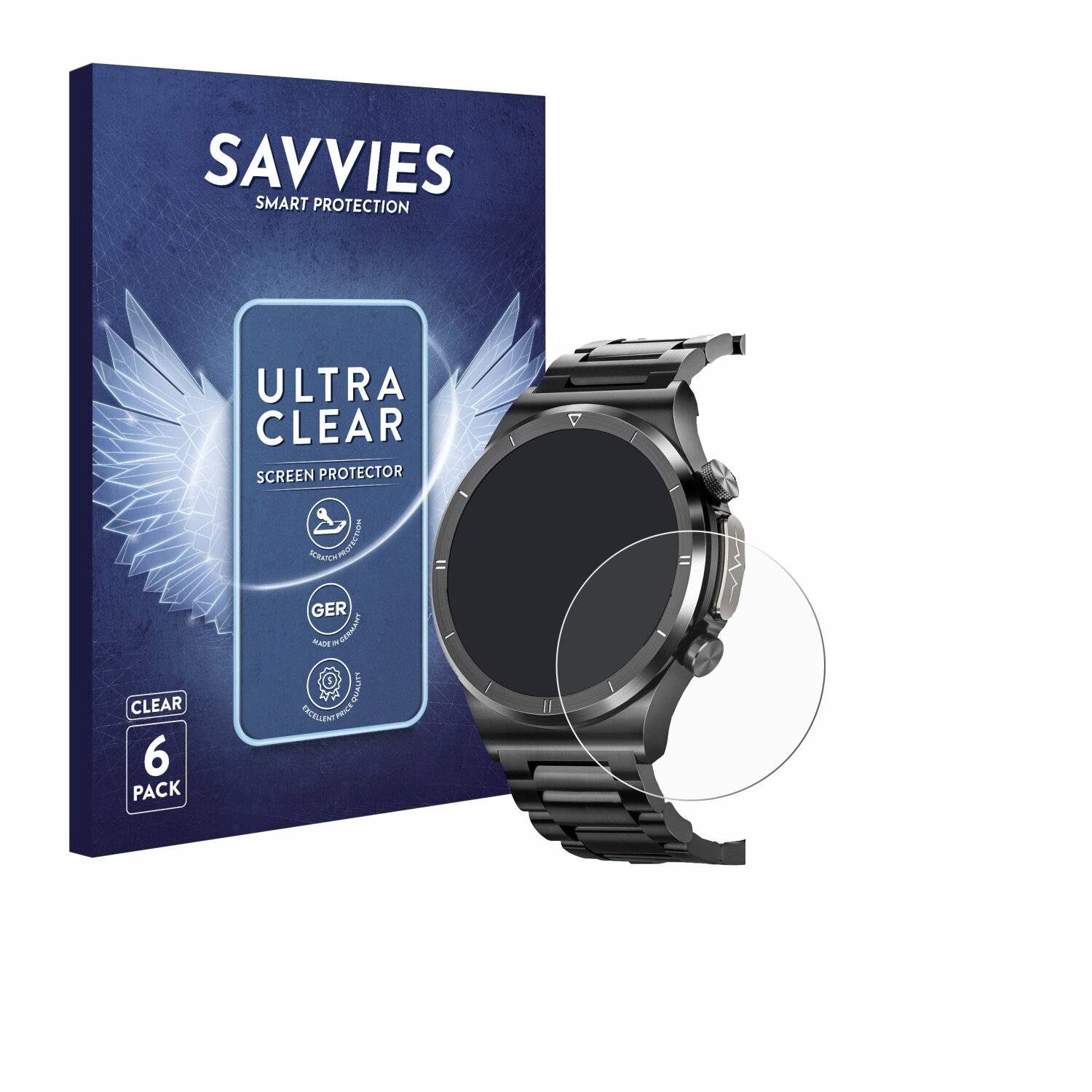 6x Savvies Displayschutz-Folie für Powerwill