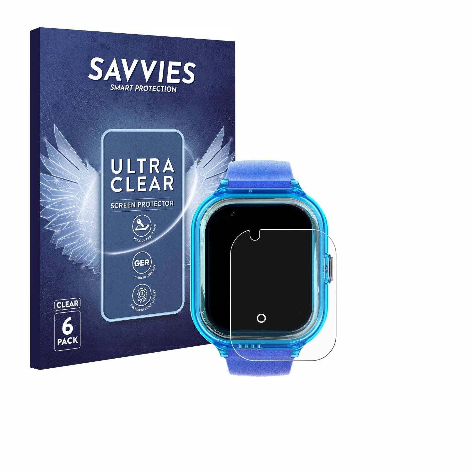 6x Savvies Displayschutz-Folie für SaveFamily
