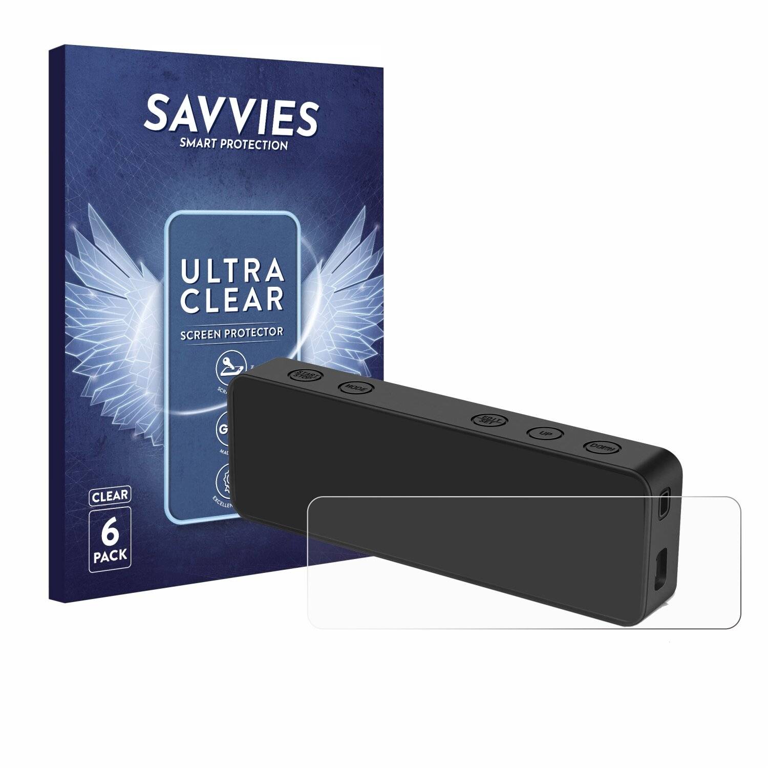 6x Savvies Displayschutz-Folie für Slevio