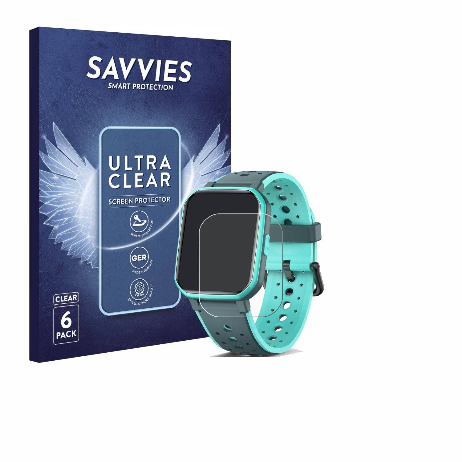 6x Savvies Displayschutz-Folie für Joyele H79