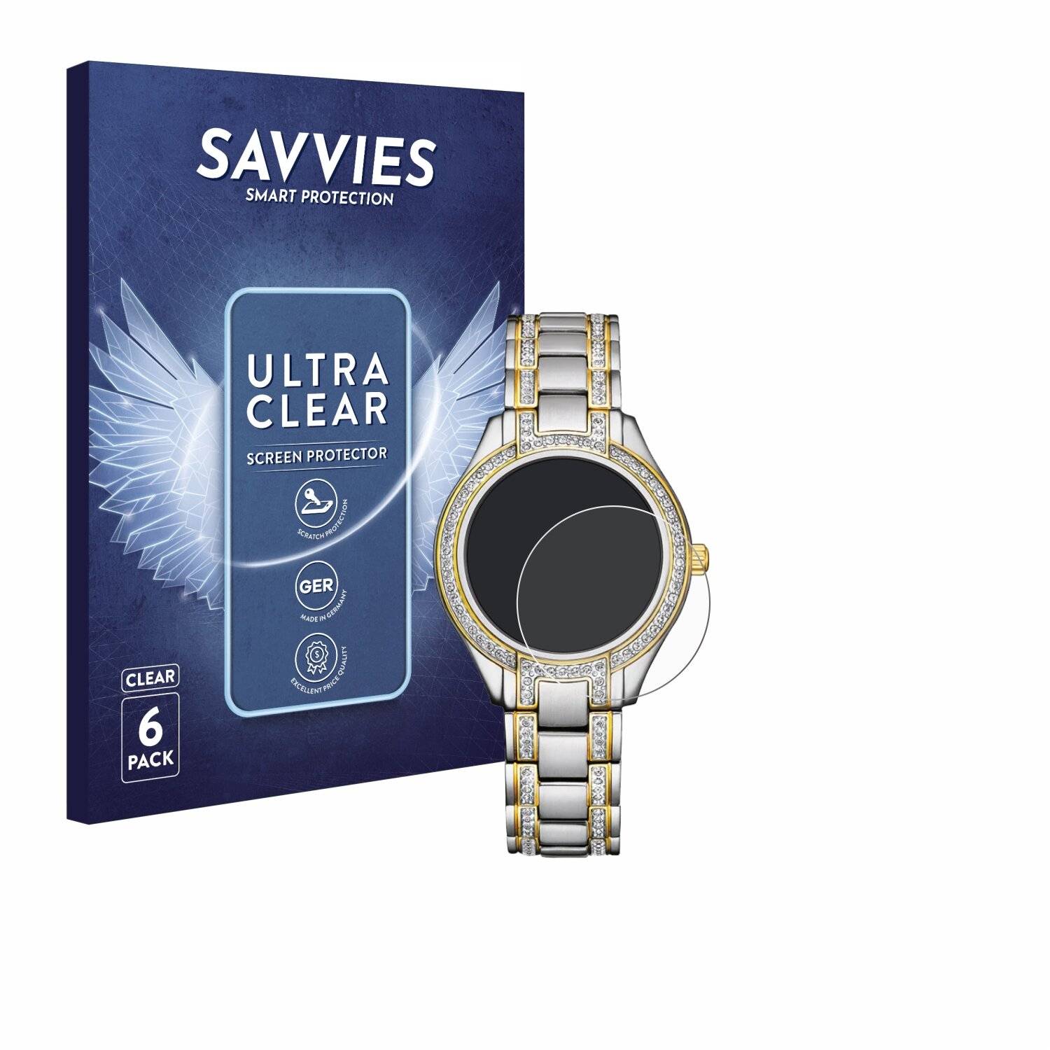 6x Savvies Displayschutz-Folie für Citizen Eco Drive