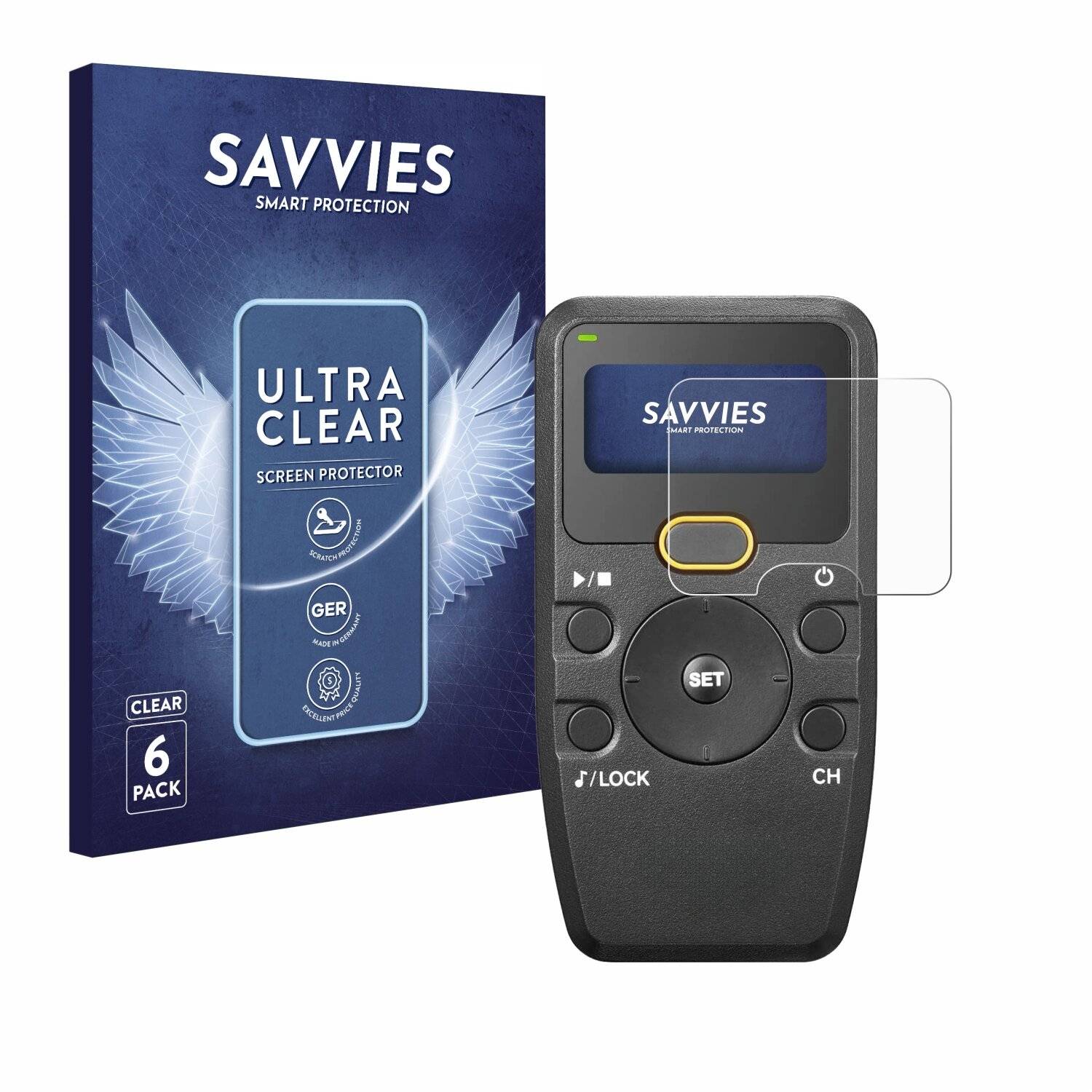 6x Savvies Displayschutz-Folie für Godox