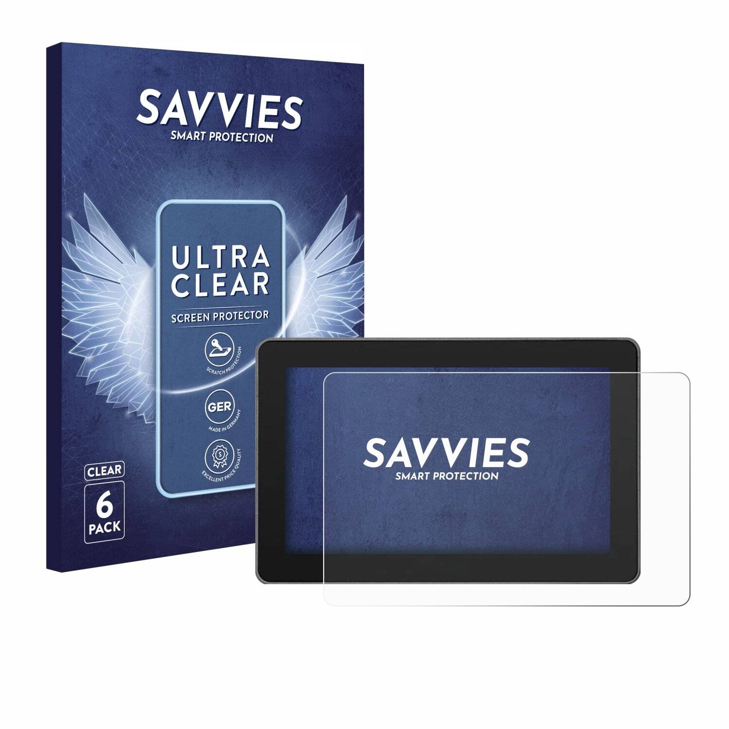 6x Savvies Displayschutz-Folie für SmallHD Indie