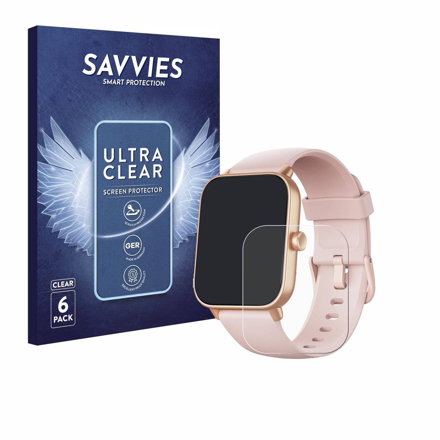 6x Savvies Displayschutz-Folie für aeac IDW19