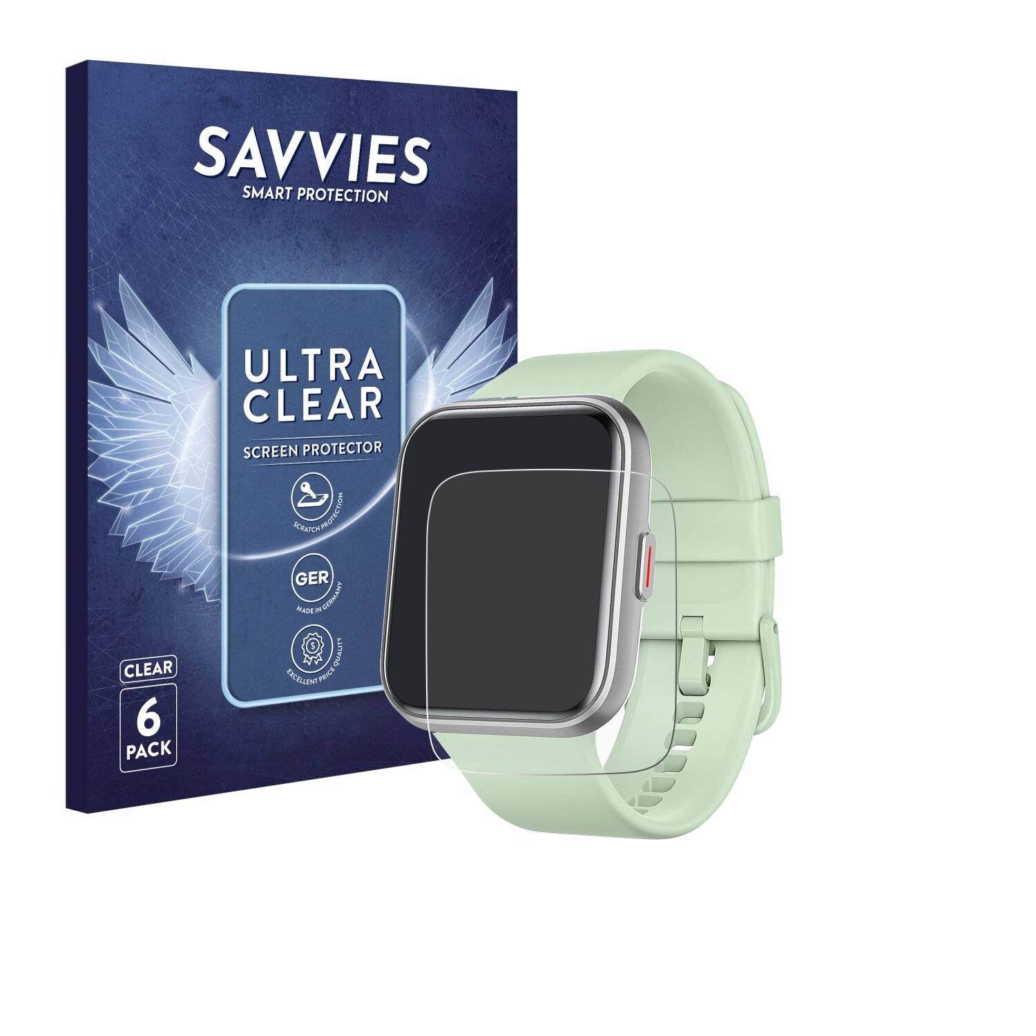 6x Savvies Displayschutz-Folie für Enomir 208