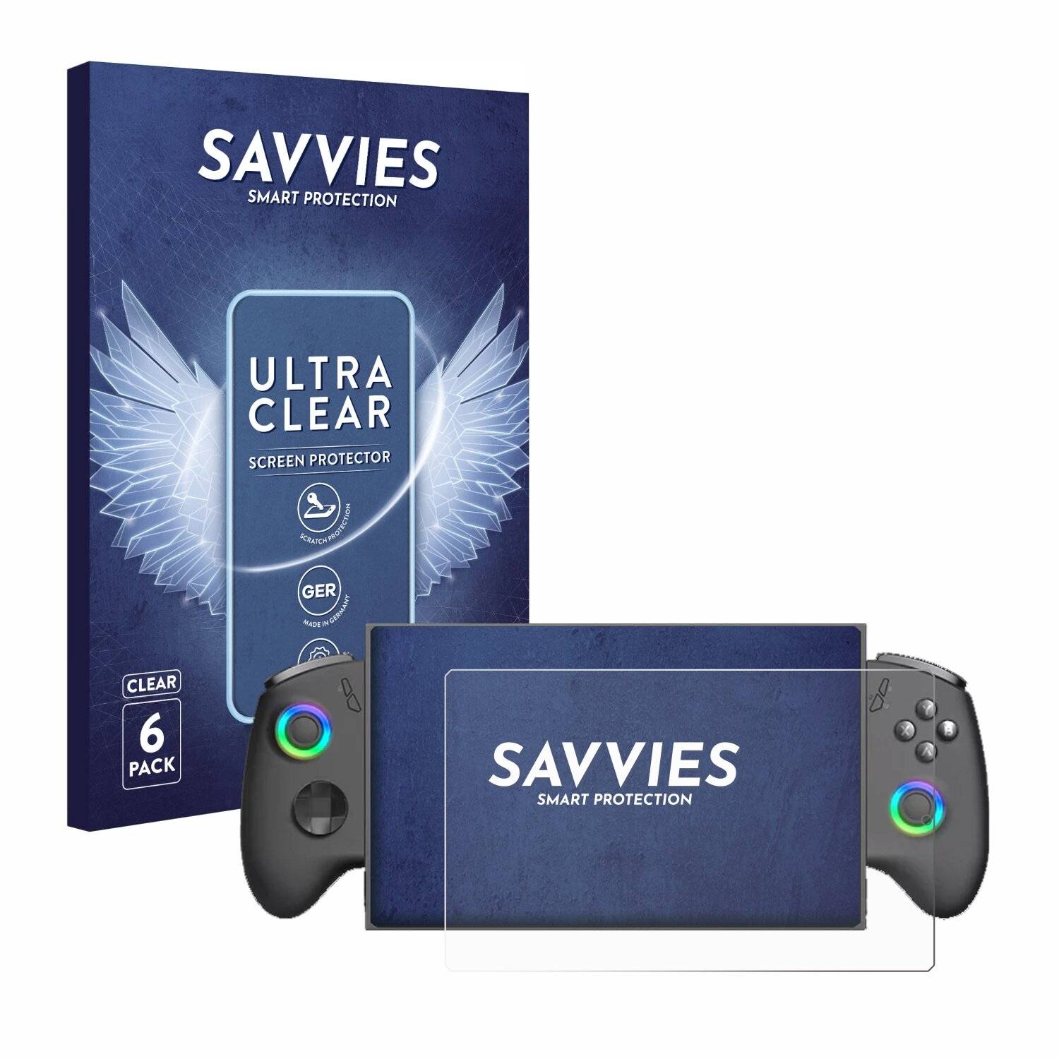 6x Savvies Displayschutz-Folie für OneXPlayer X1