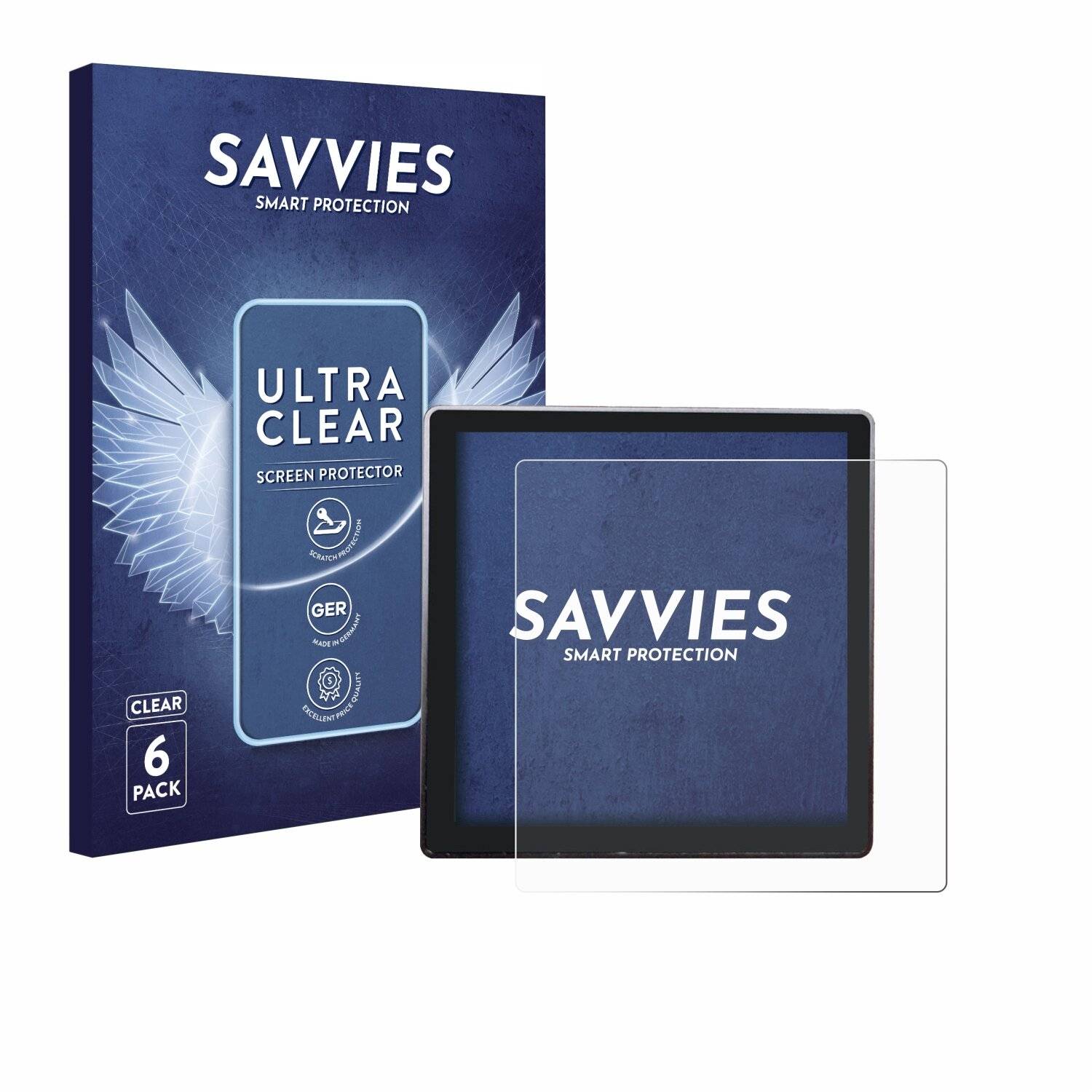 6x Savvies Displayschutz-Folie für Shelly Wall