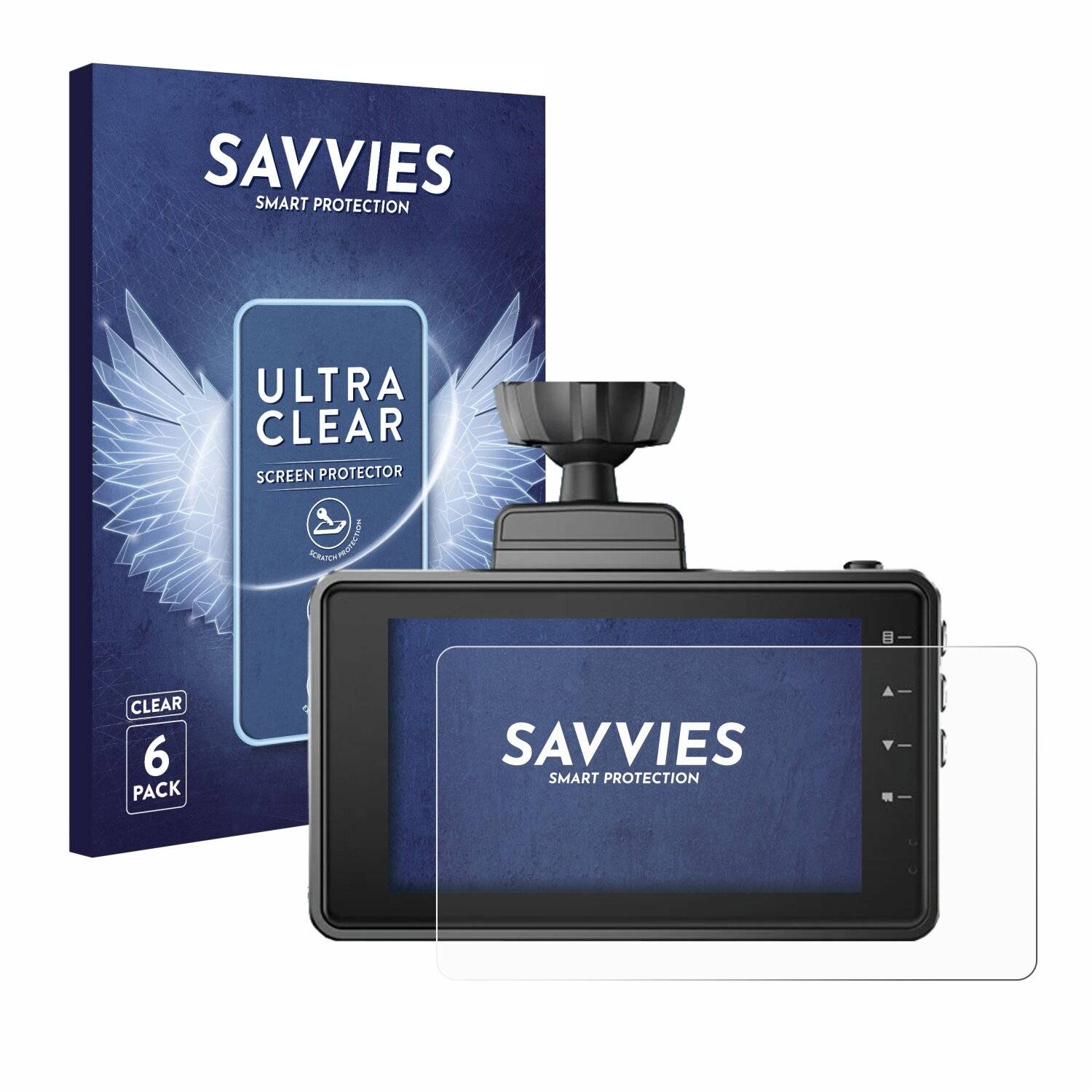 6x Savvies Displayschutz-Folie für Nanocam