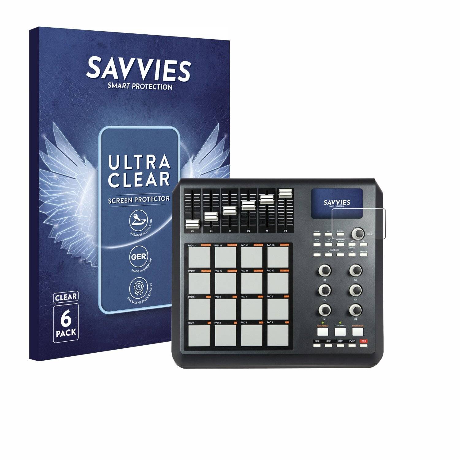 6x Savvies Displayschutz-Folie für Akai