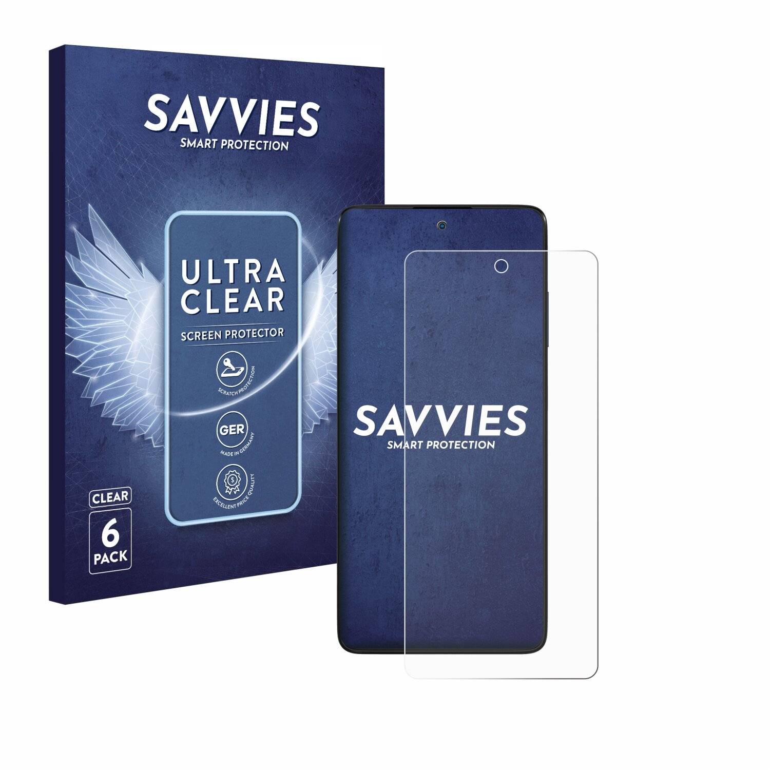 6x Savvies Displayschutz-Folie für HMD