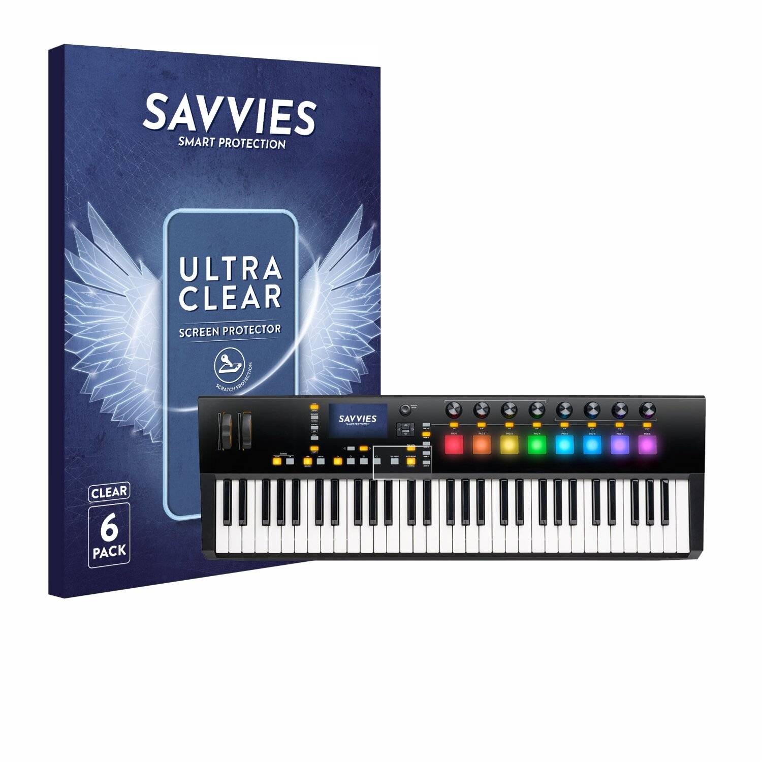 6x Savvies Displayschutz-Folie für Akai Advance