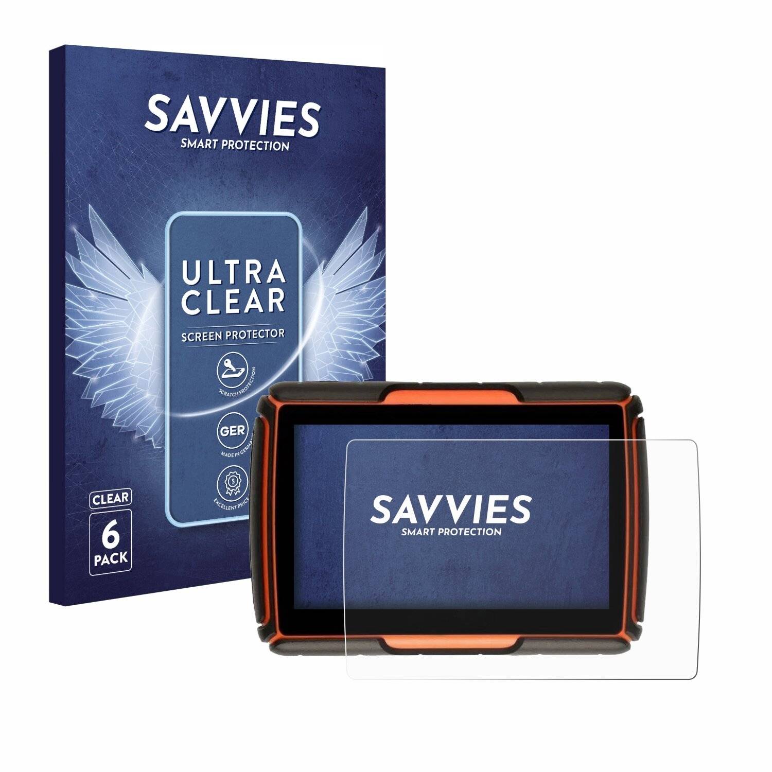 6x Savvies Displayschutz-Folie für Elebest