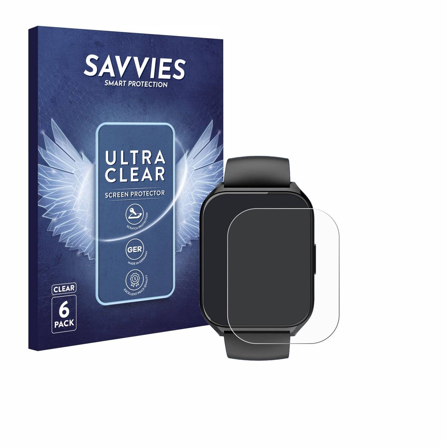 6x Savvies Displayschutz-Folie für Aycy MT65