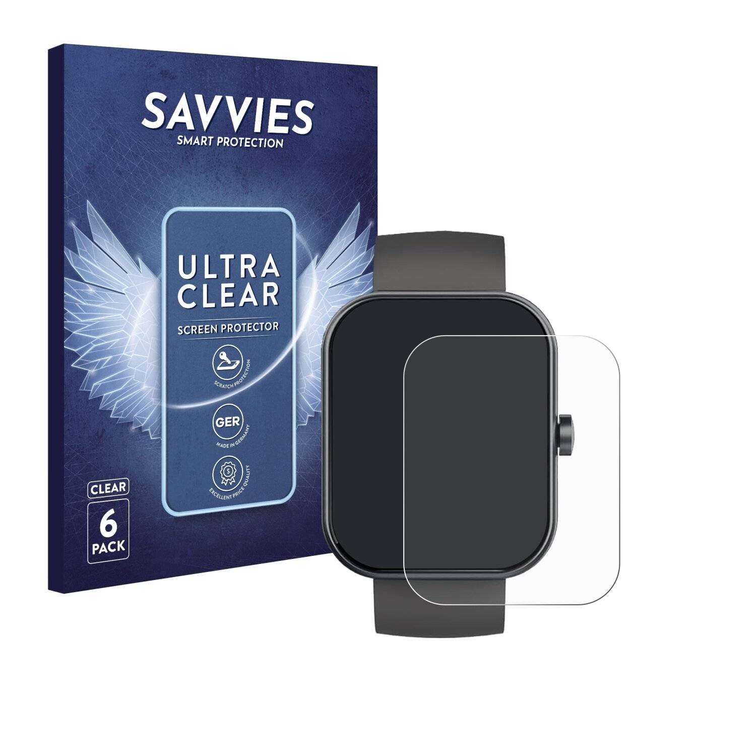 6x Savvies Displayschutz-Folie für Jugeman Y66