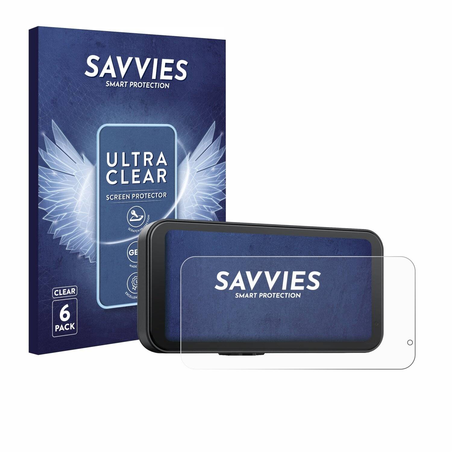 6x Savvies Displayschutz-Folie für Volam JM5AMVL