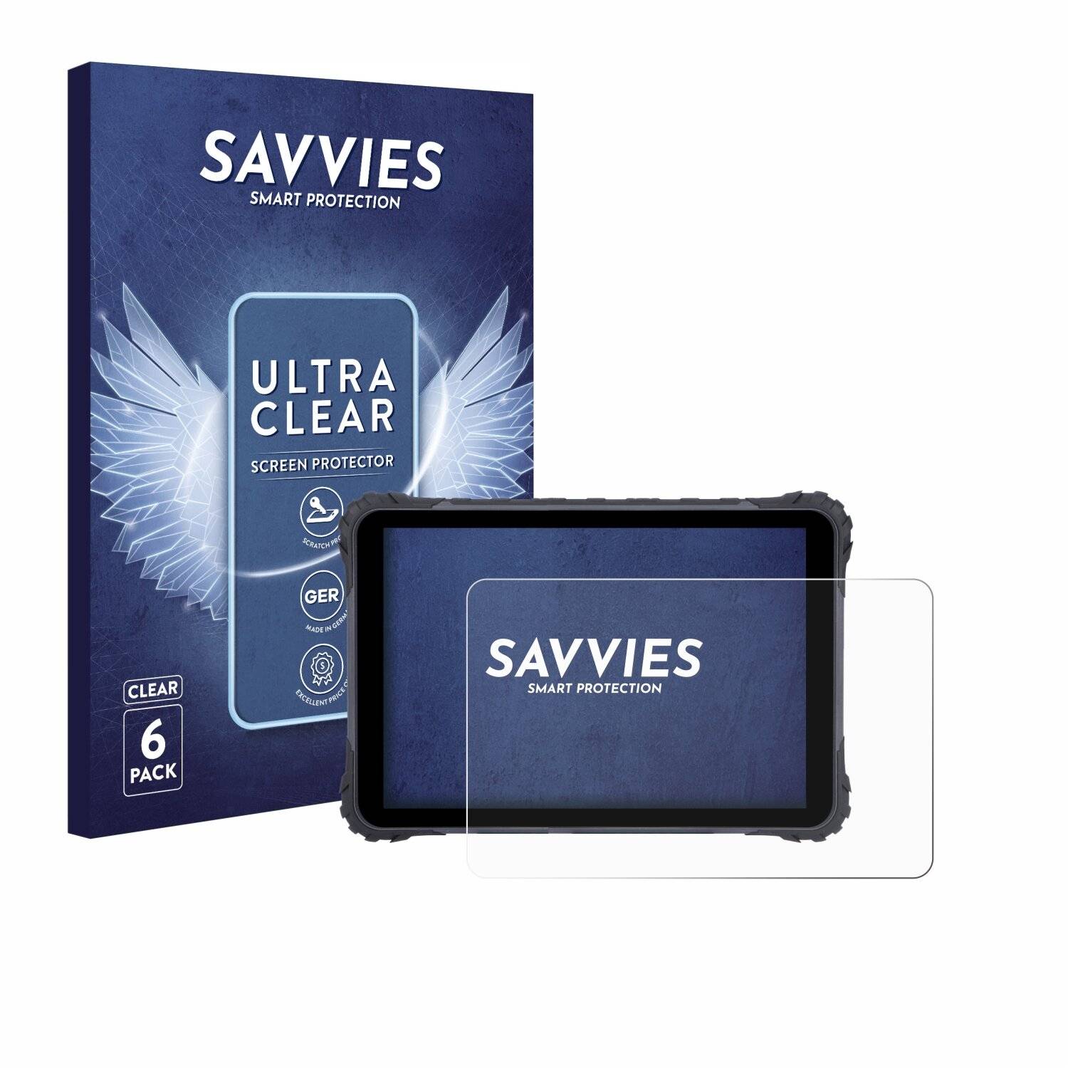 6x Savvies Displayschutz-Folie für Topicon