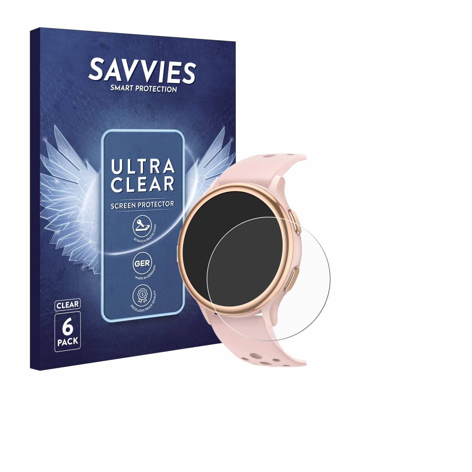 6x Savvies Displayschutz-Folie für Sanorum G53