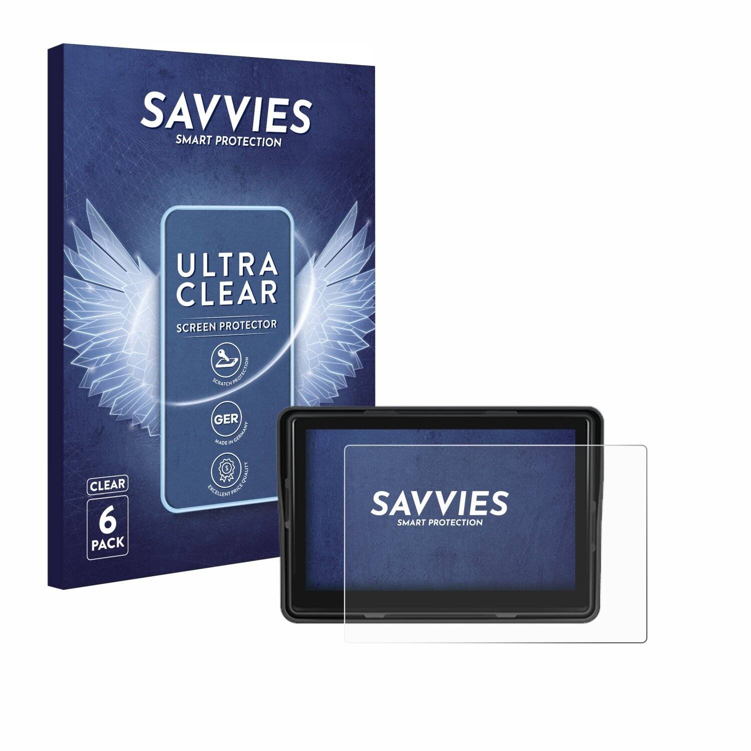 6x Savvies Displayschutz-Folie für CAMECHO
