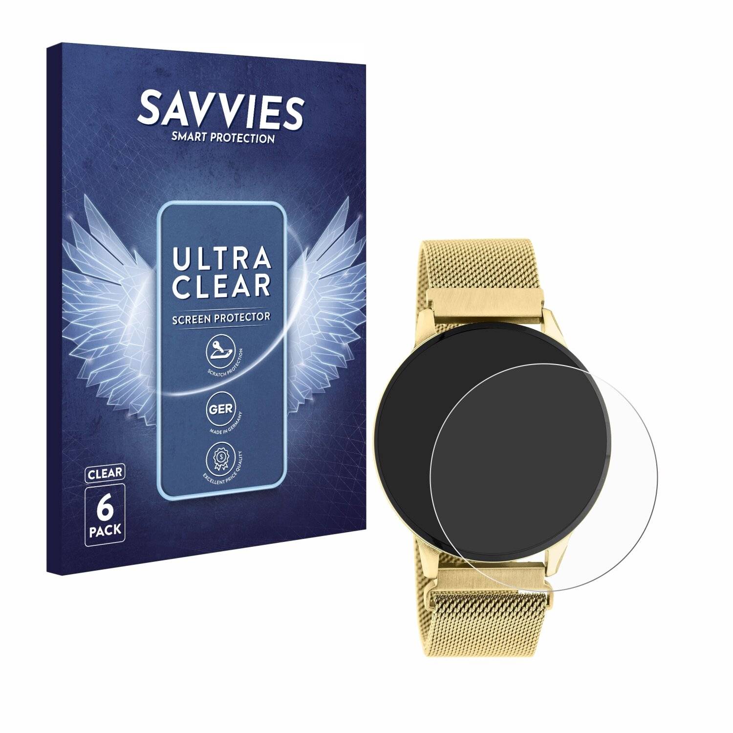6x Savvies Displayschutz-Folie für Oozoo