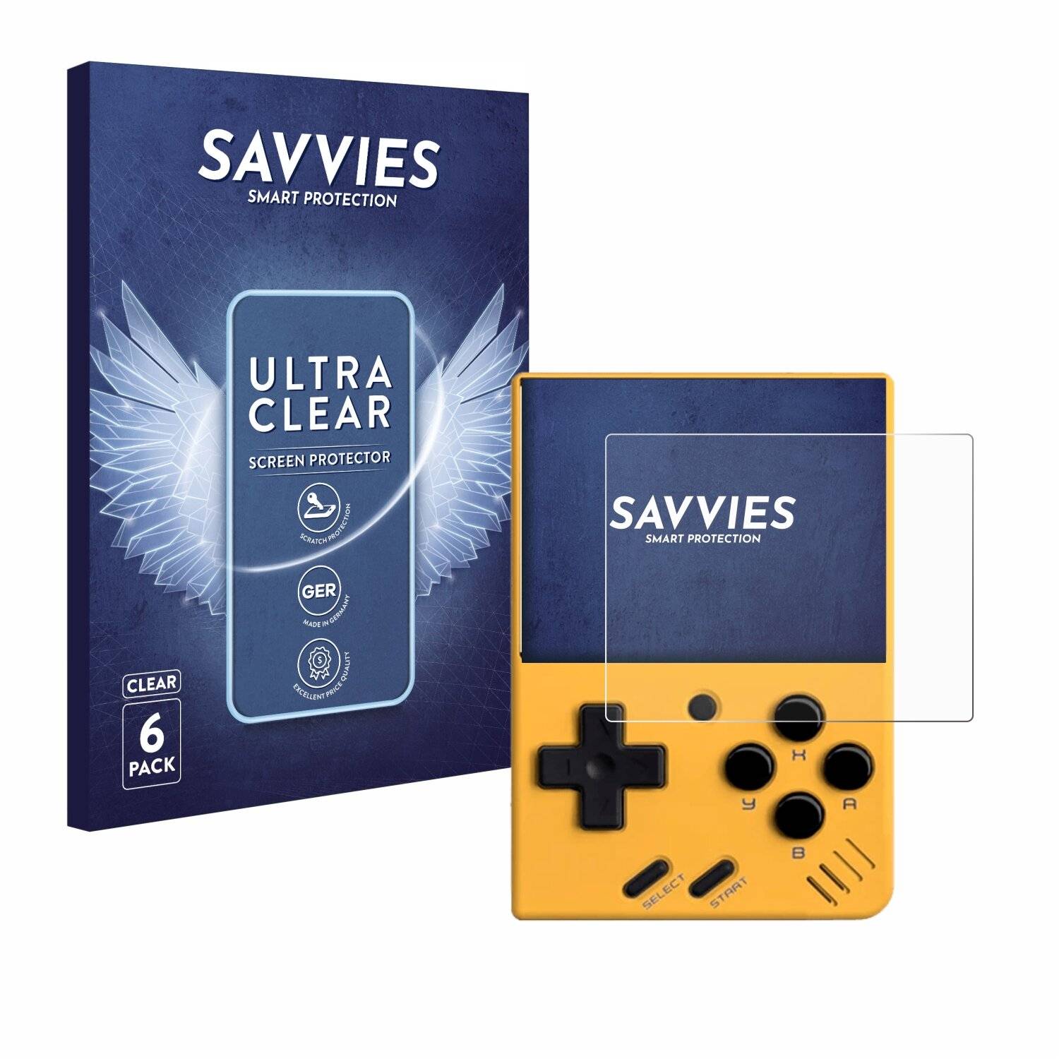 6x Savvies Displayschutz-Folie für Miyoo Mini