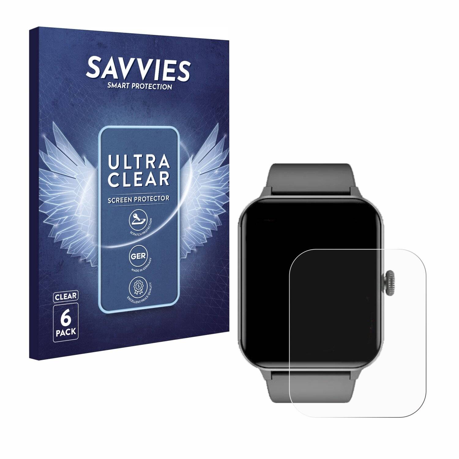 6x Savvies Displayschutz-Folie für Iowodo R50