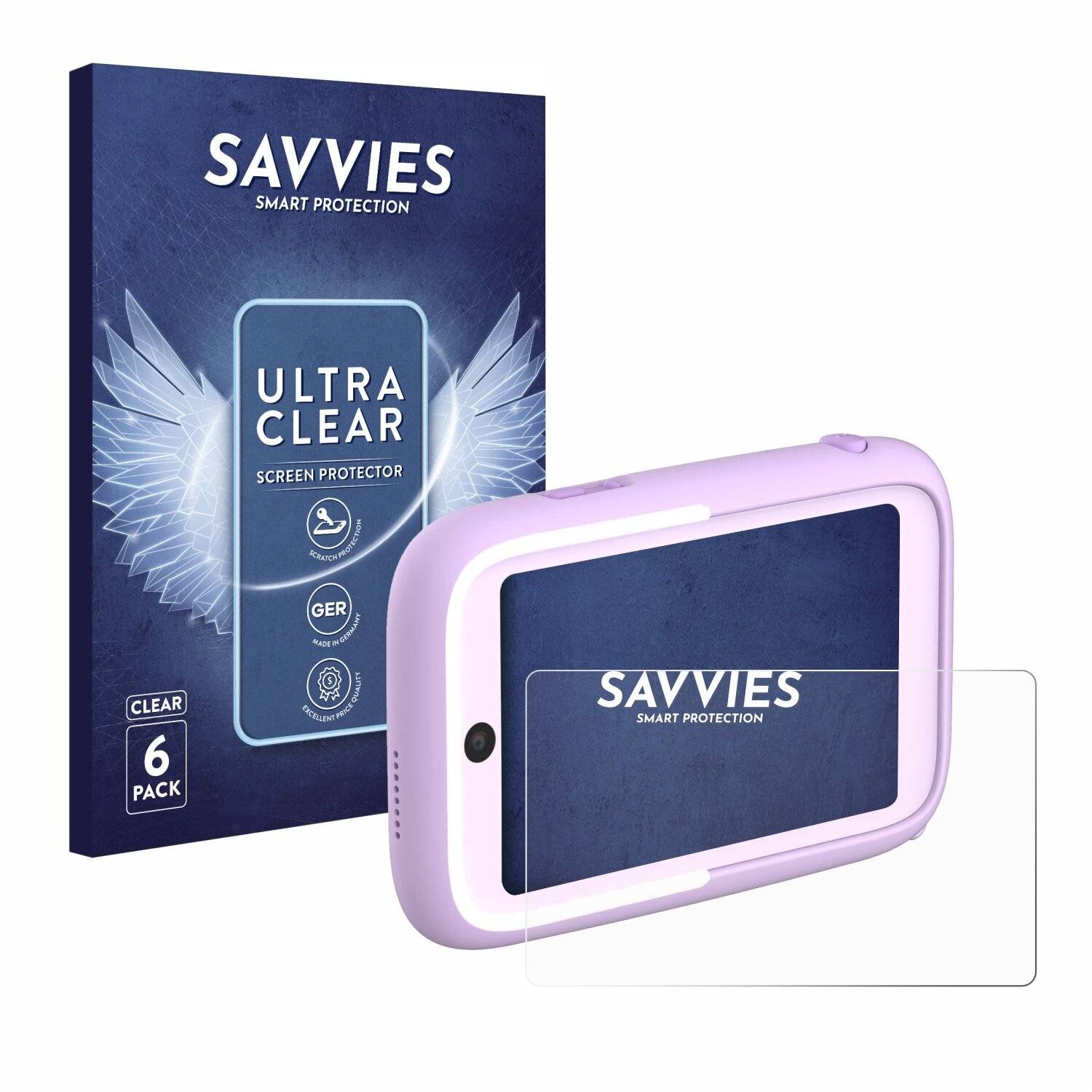 6x Savvies Displayschutz-Folie für Myfirst Camera