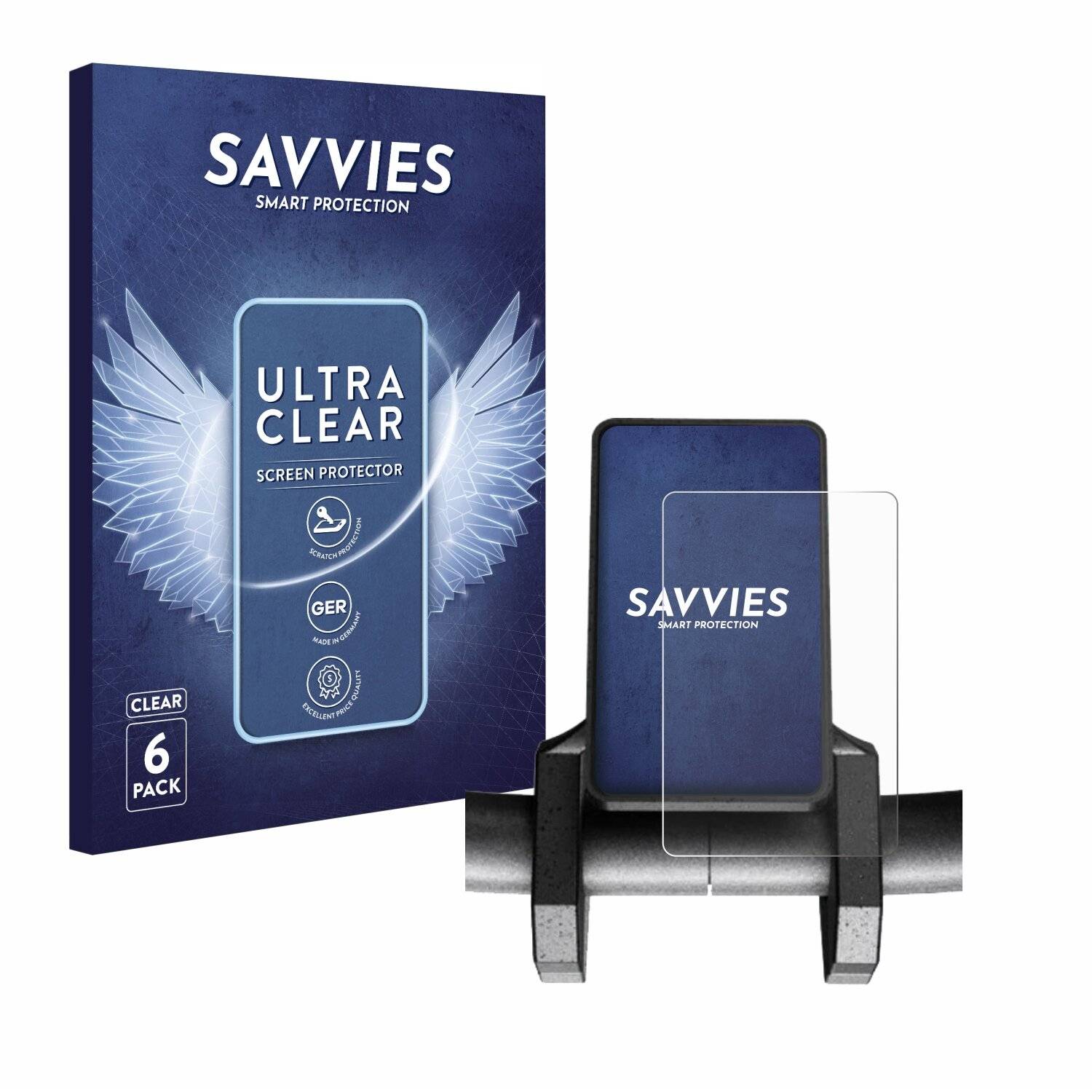 6x Savvies Displayschutz-Folie für Joyor