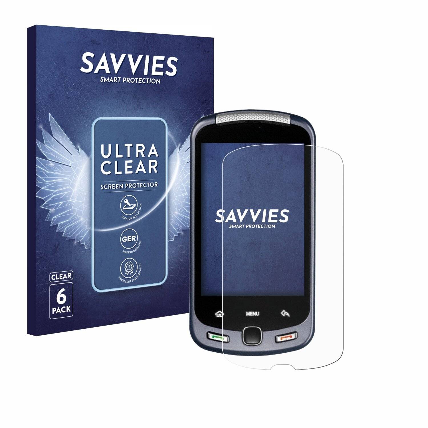 6x Savvies Displayschutz-Folie für Samsung M900