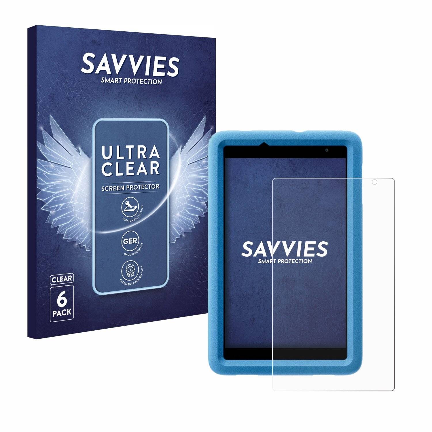 6x Savvies Displayschutz-Folie für Blackview Tab A5