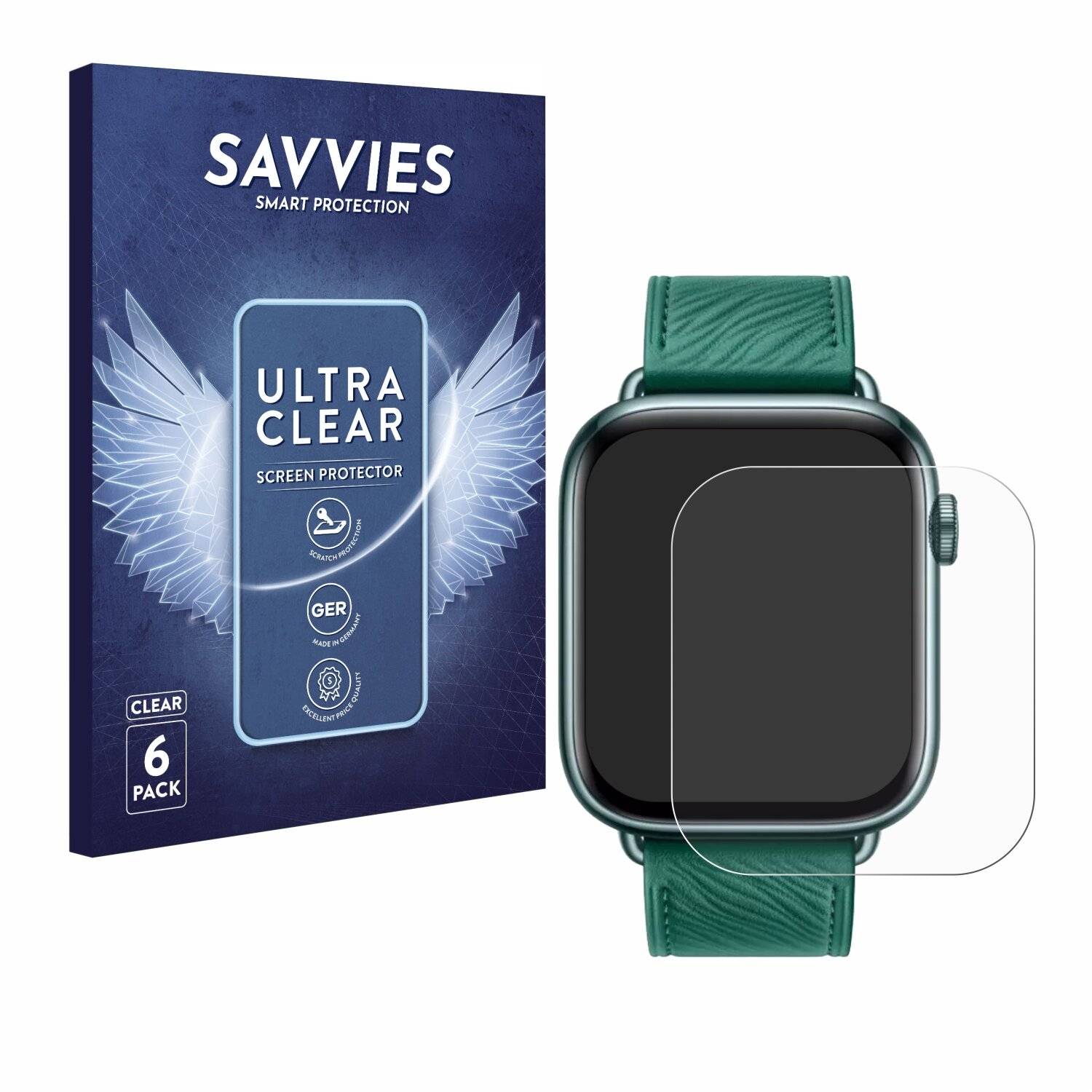 6x Savvies Displayschutz-Folie für Honor Watch