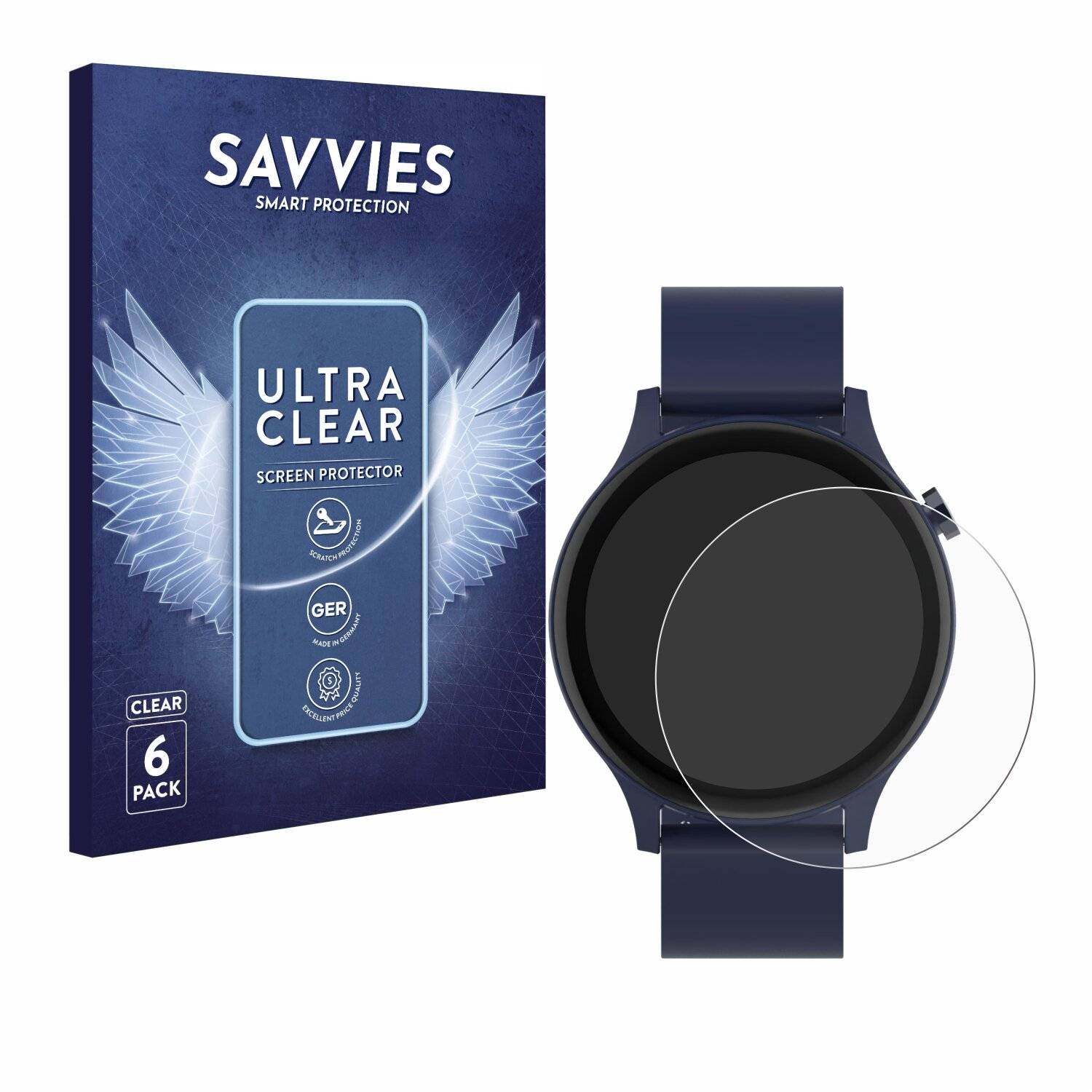 6x Savvies Displayschutz-Folie für Denver