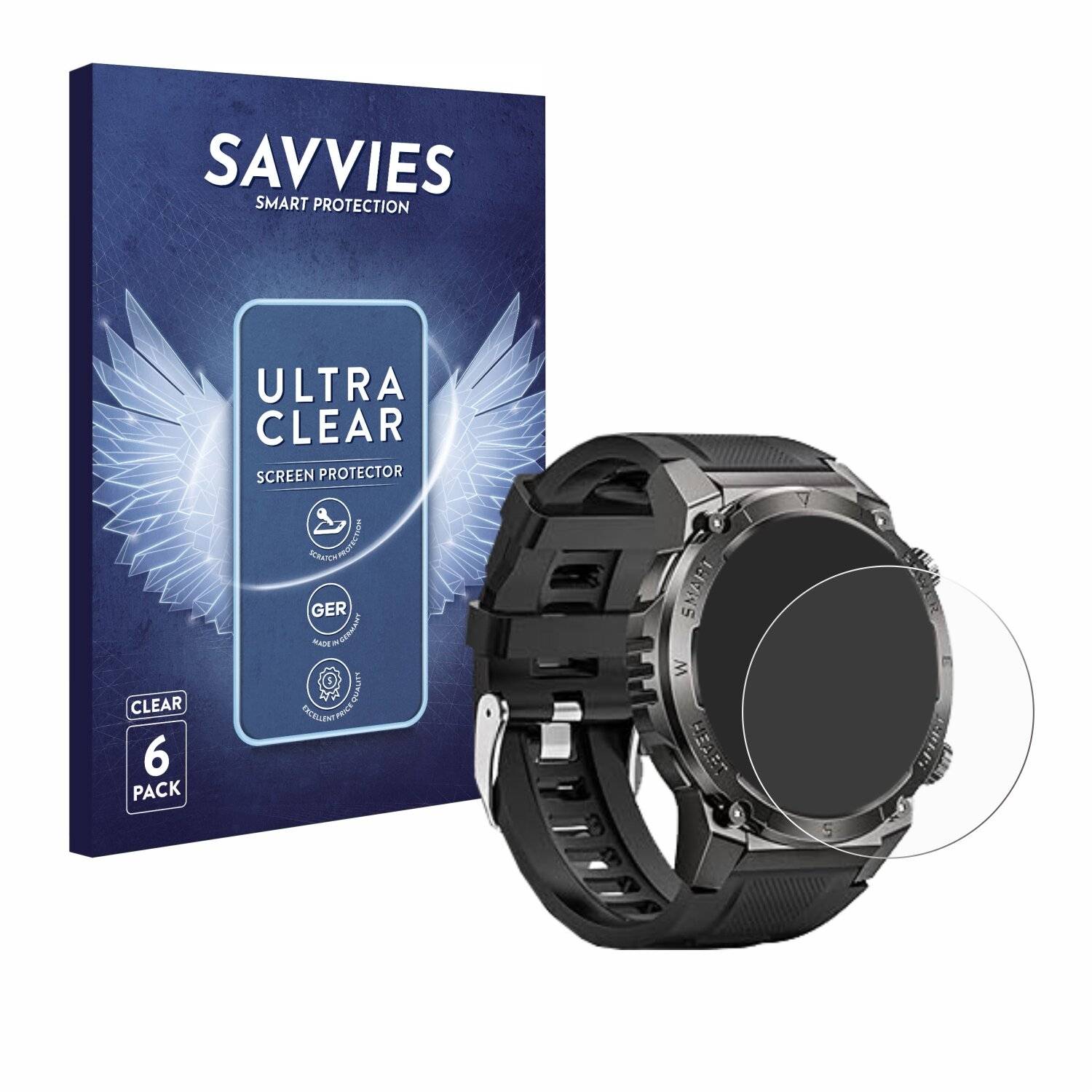 6x Savvies Displayschutz-Folie für Dekelife G55