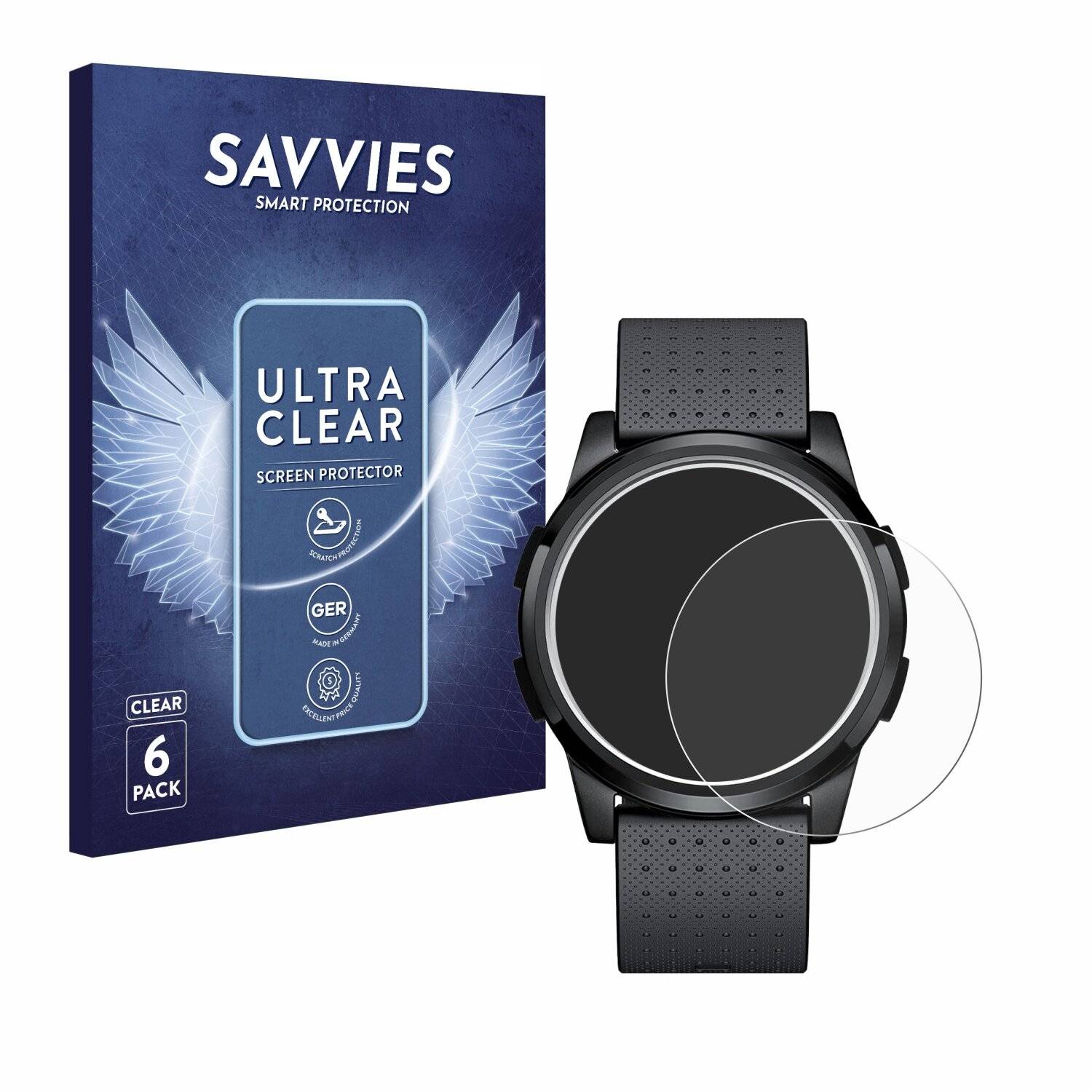 6x Savvies Displayschutz-Folie für golden hour