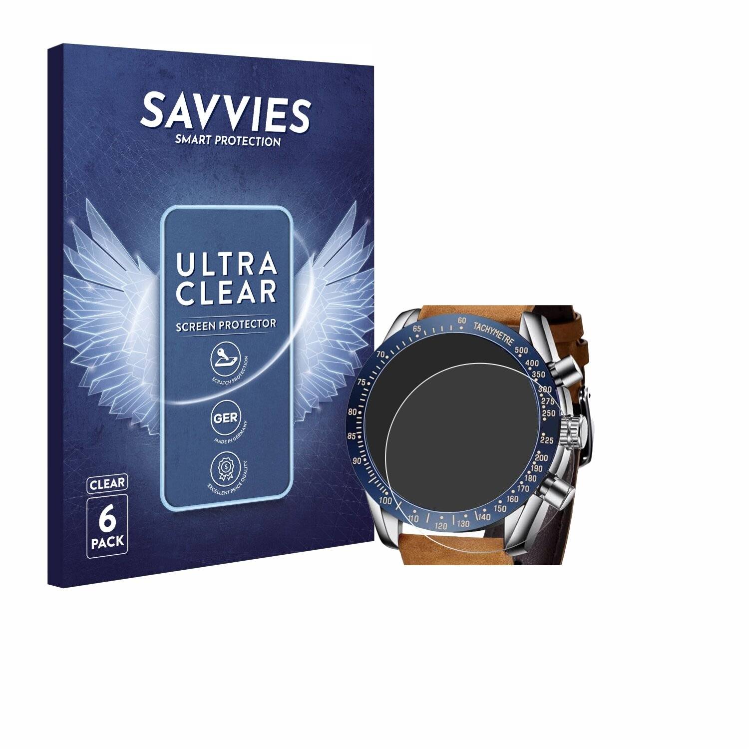 6x Savvies Displayschutz-Folie für By Benyar