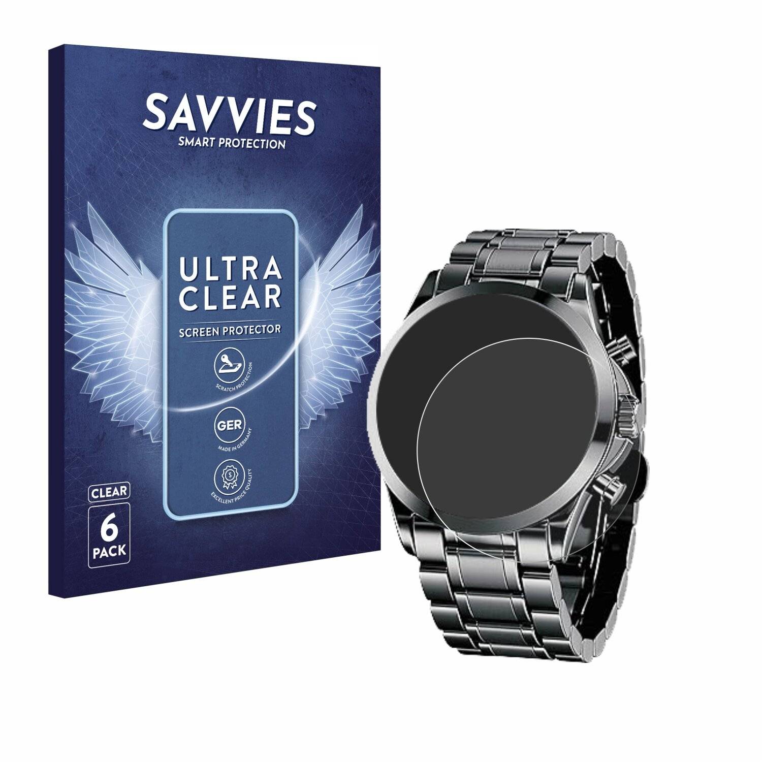 6x Savvies Displayschutz-Folie für By Benyar