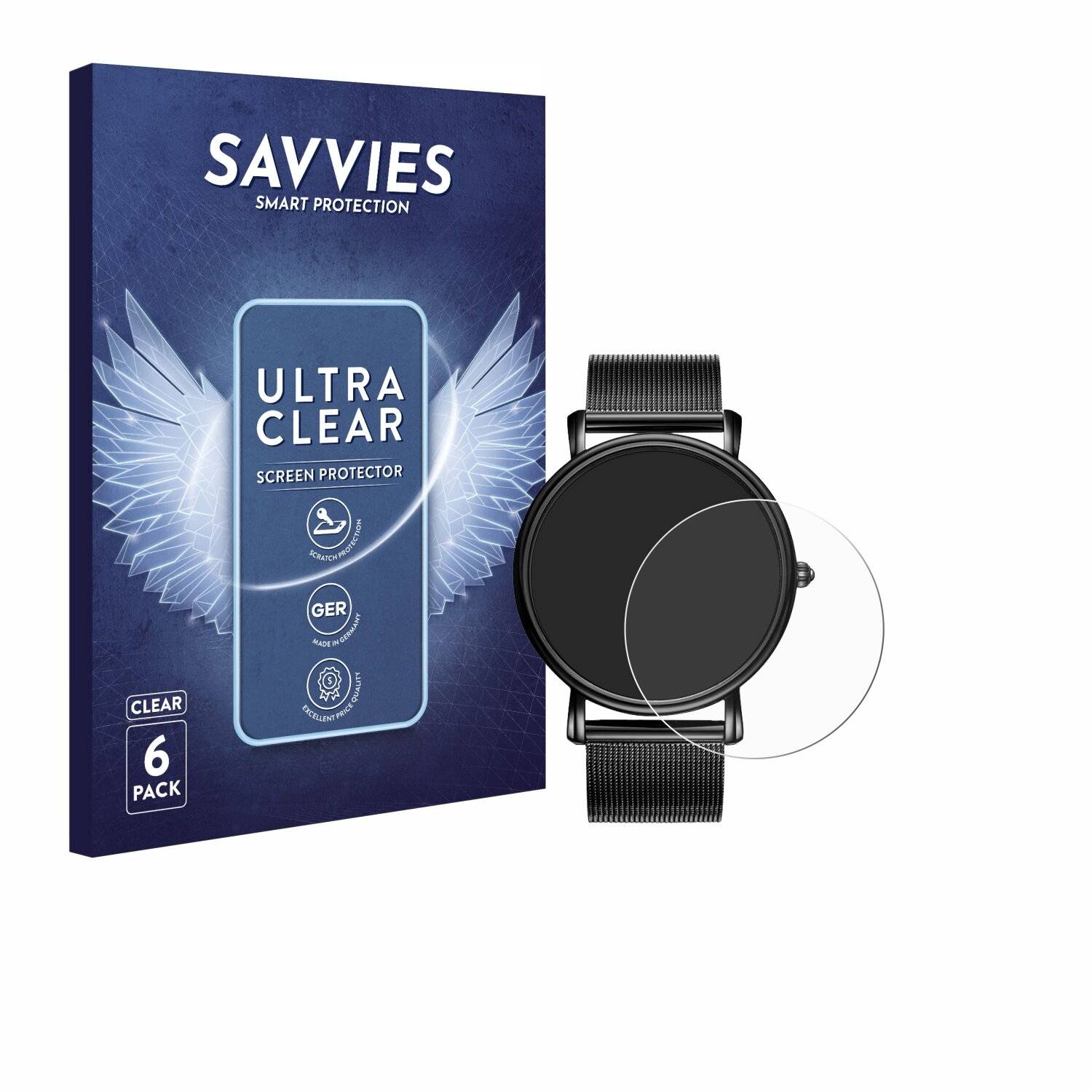 6x Savvies Displayschutz-Folie für Burei