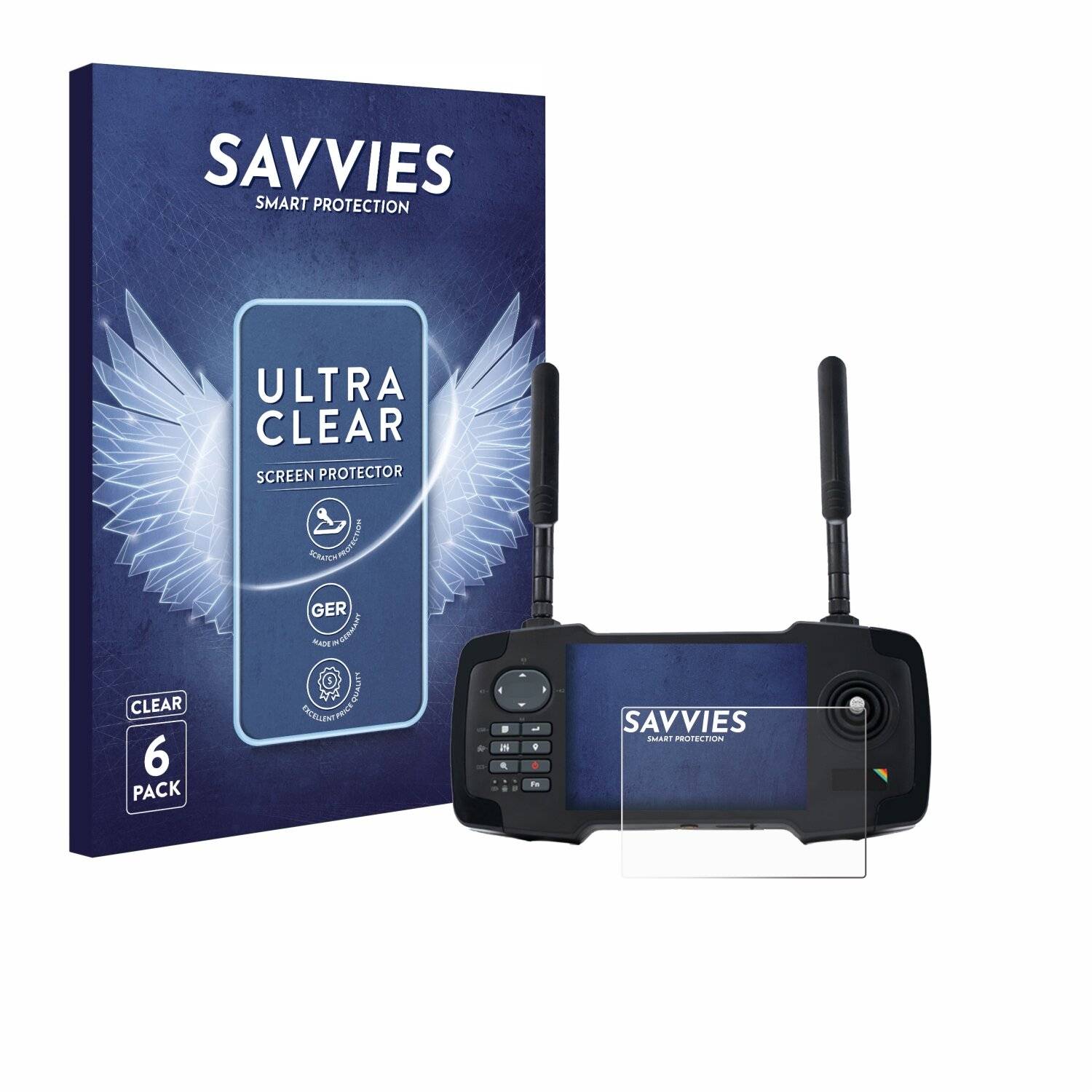 6x Savvies Displayschutz-Folie für Toslon
