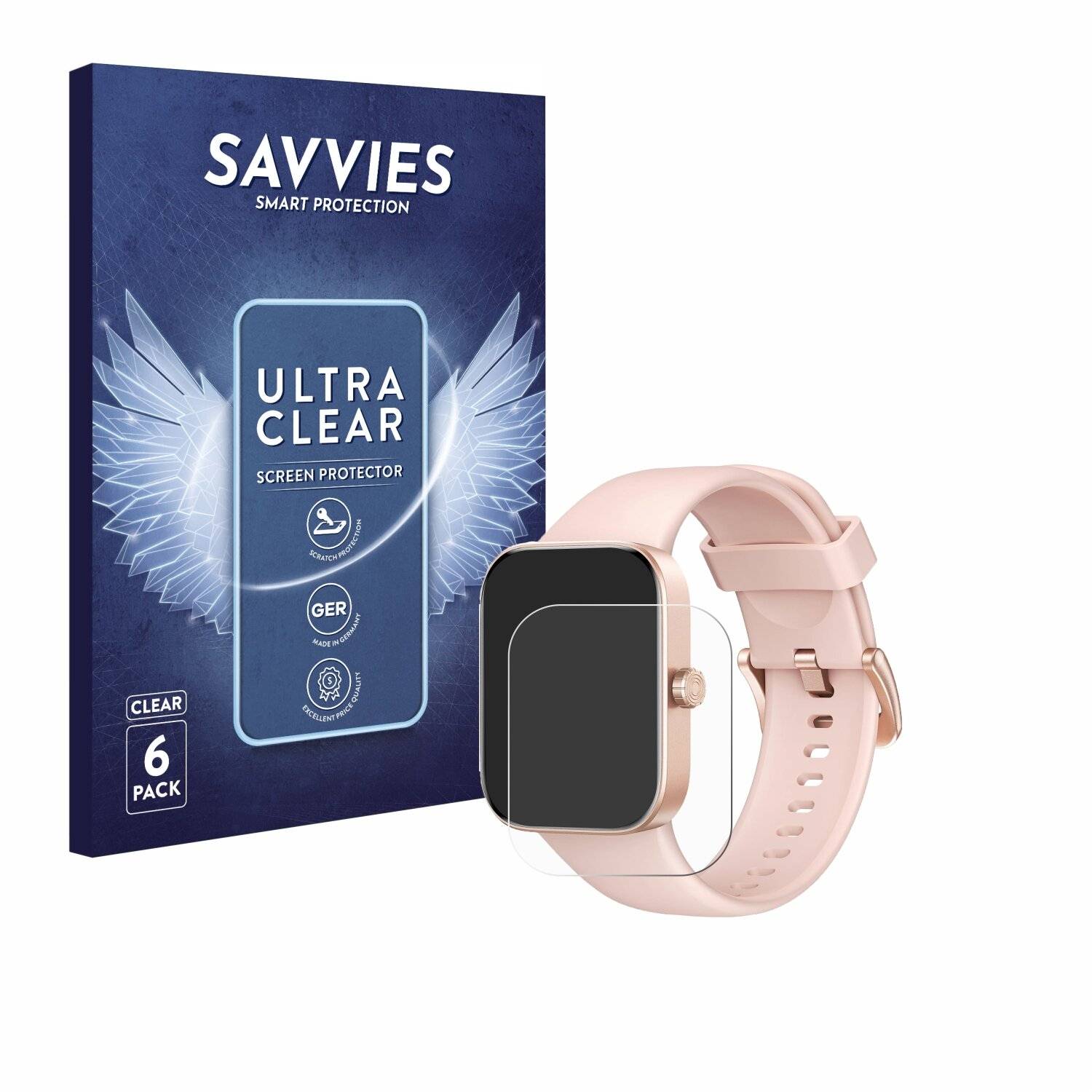 6x Savvies Displayschutz-Folie für ASWEE P4