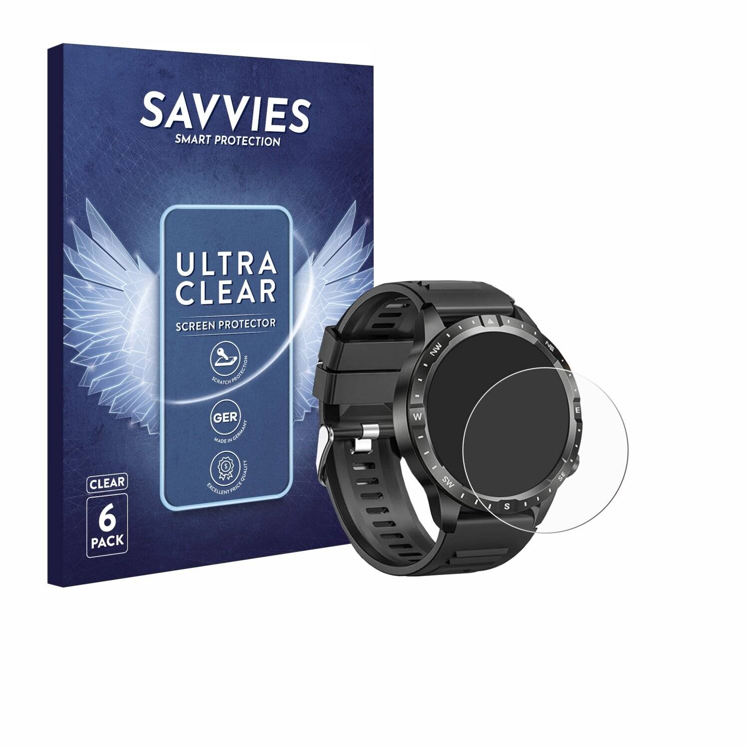 6x Savvies Displayschutz-Folie für Dekelife AK75