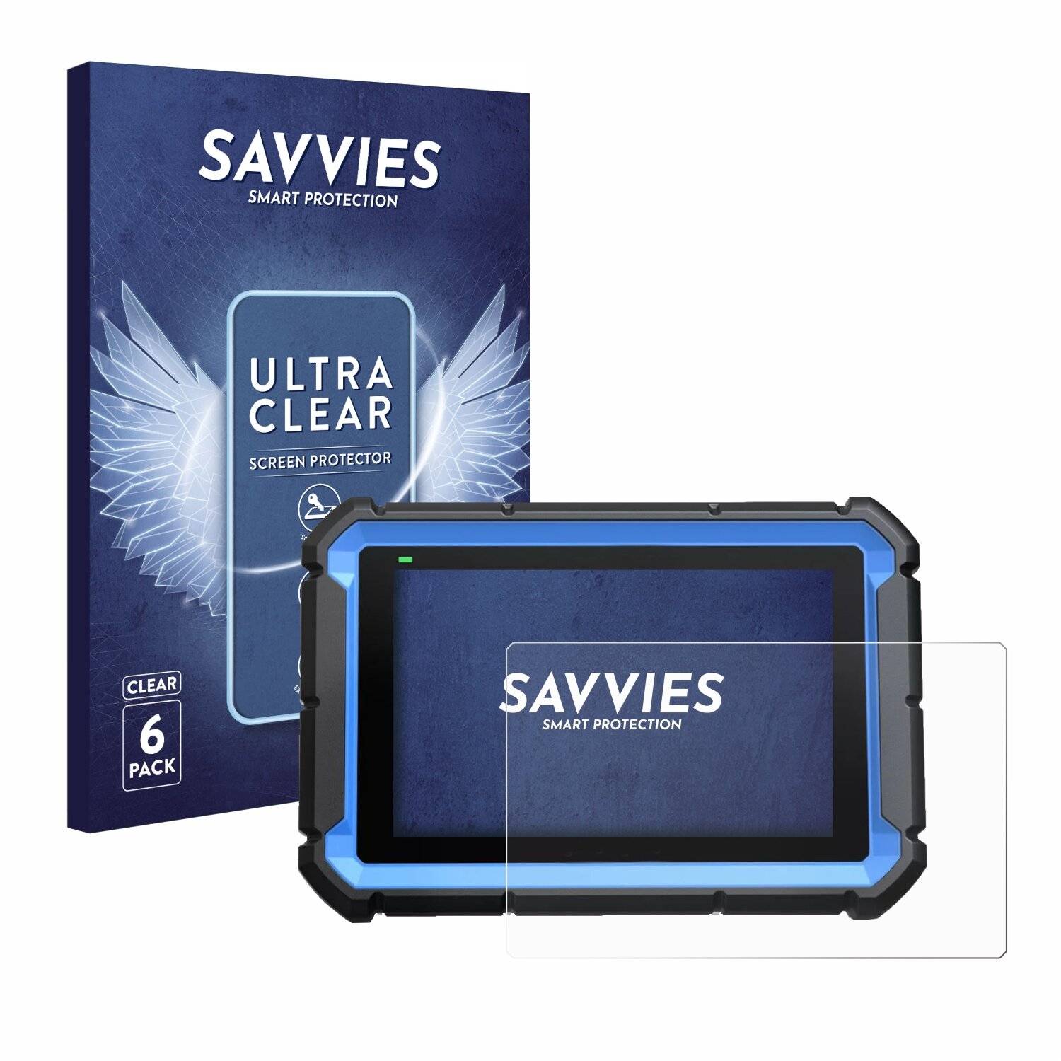 6x Savvies Displayschutz-Folie für Topdon ArtiDiag Pro